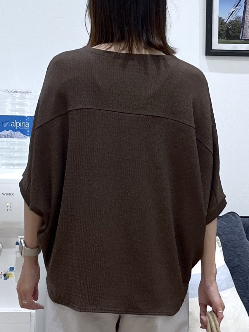 canaさんの「Dessin｜シュリンクジャージ カットソー」を使ったコーディネート