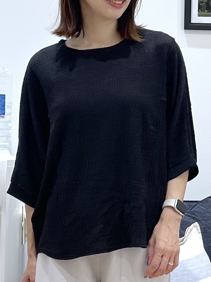 canaさんの「Dessin｜シュリンクジャージ カットソー」を使ったコーディネート