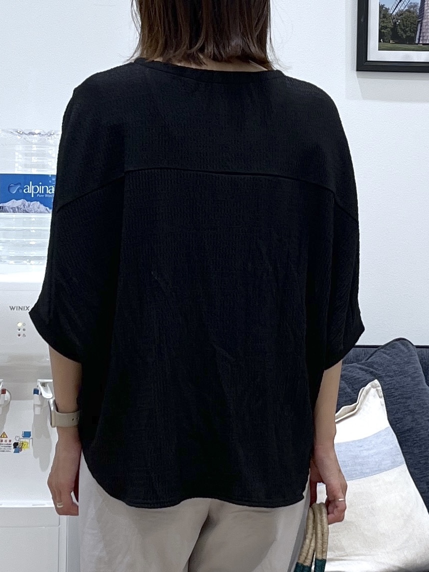 canaさんの「Dessin｜シュリンクジャージ カットソー」を使ったコーディネート