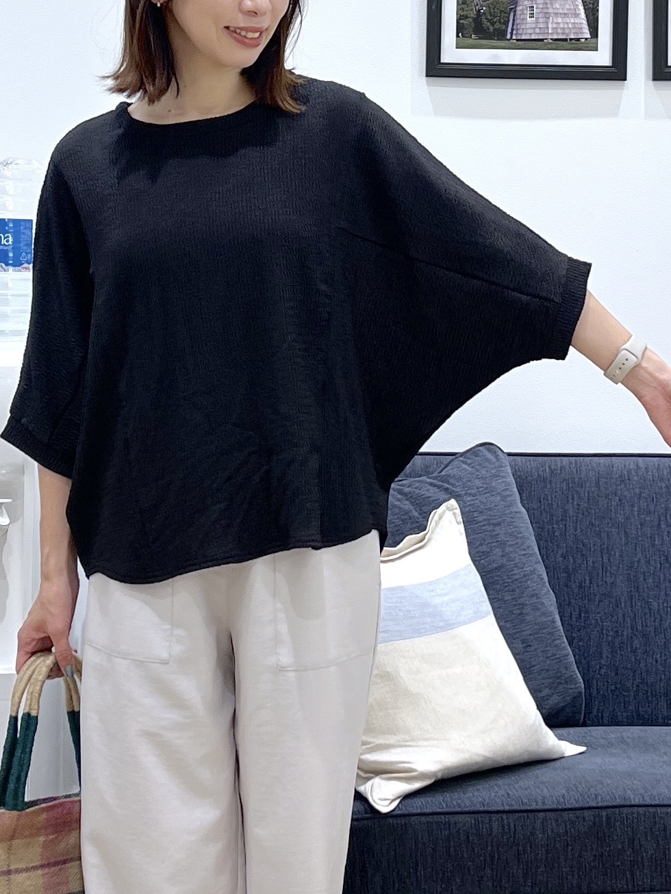 canaさんの「Dessin｜シュリンクジャージ カットソー」を使ったコーディネート