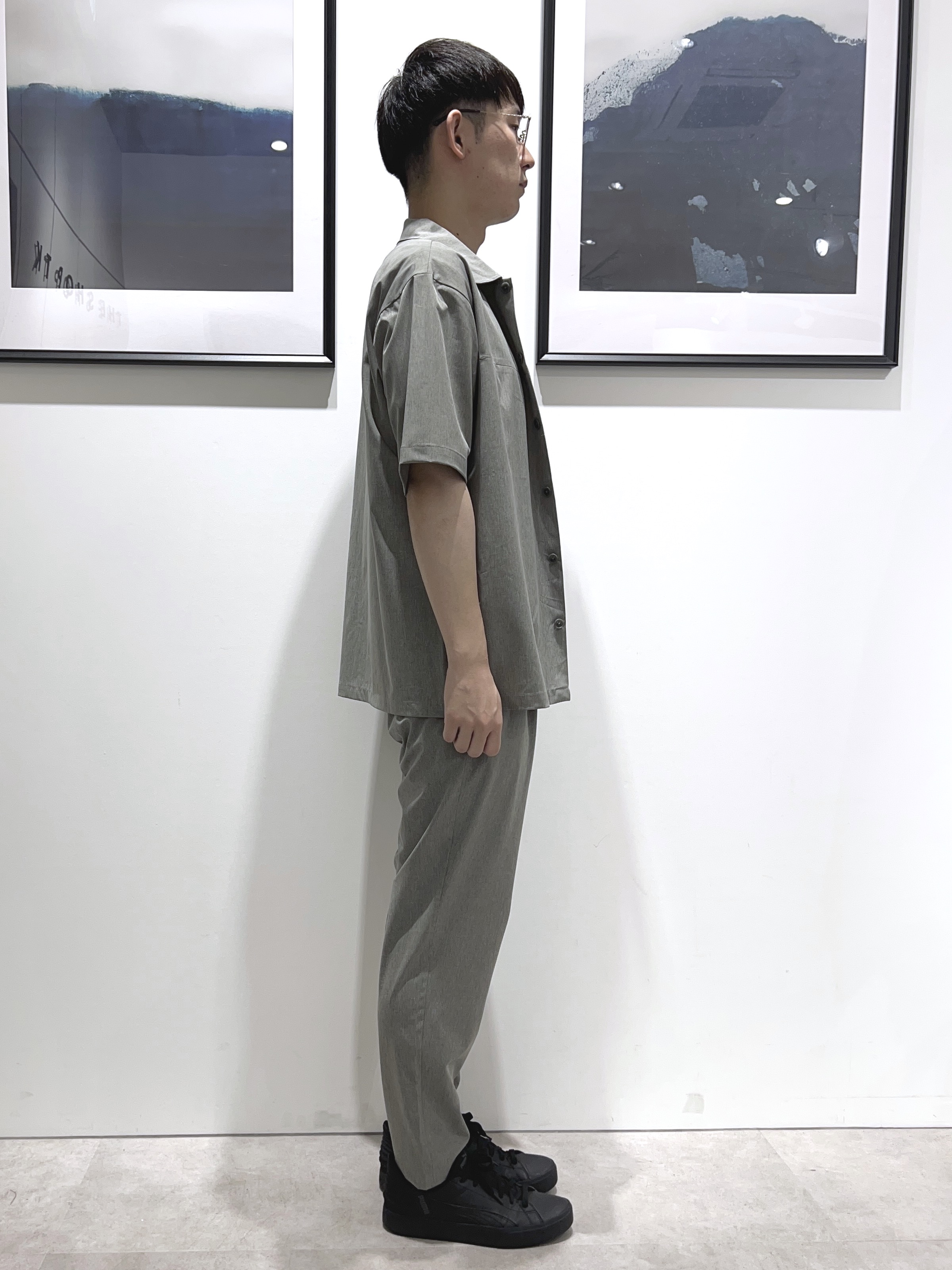 。さんの「THE SHOP TK｜【吸水速乾／接触冷感／防シワ／マシンウォッシャブル】ハイドロクール 半袖シャツ」を使ったコーディネート