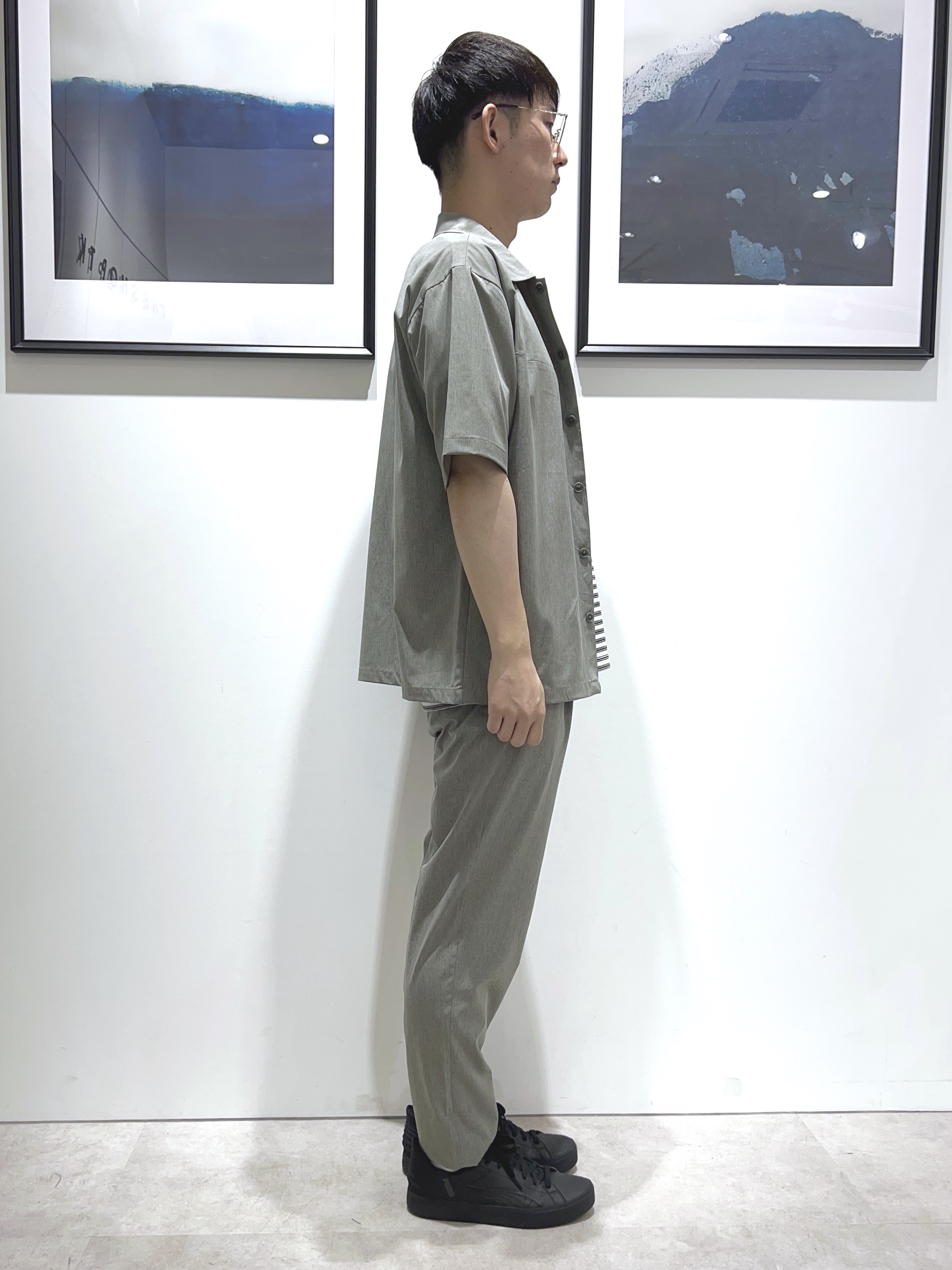 。さんの「THE SHOP TK｜【吸水速乾／接触冷感／防シワ／マシンウォッシャブル】ハイドロクール 半袖シャツ」を使ったコーディネート