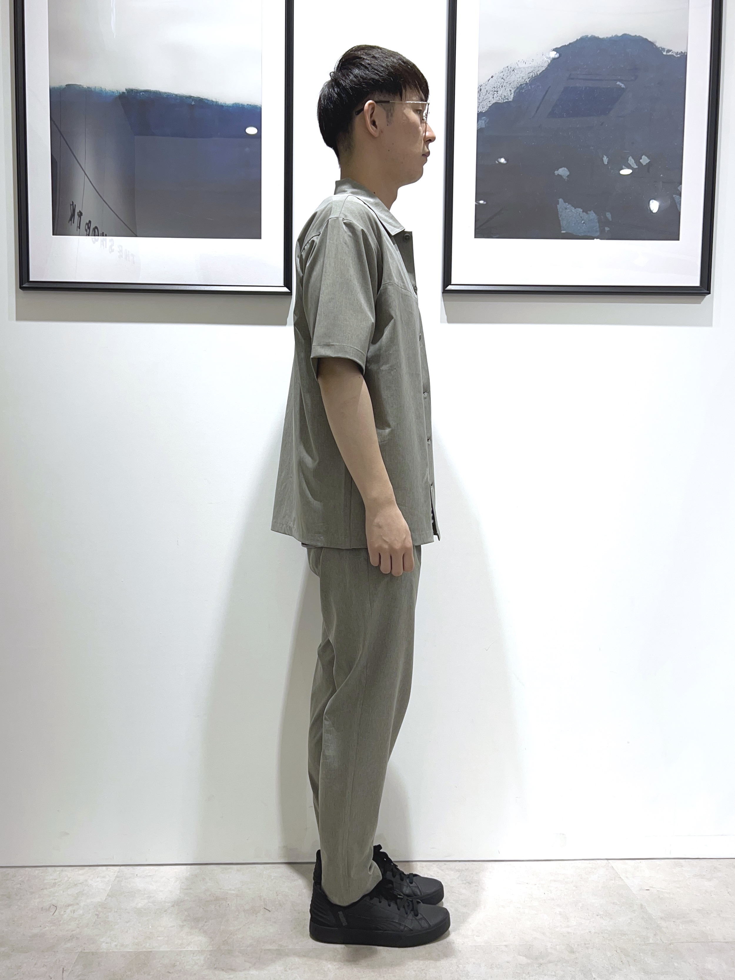 。さんの「THE SHOP TK｜【吸水速乾／接触冷感／防シワ／マシンウォッシャブル】ハイドロクール 半袖シャツ」を使ったコーディネート