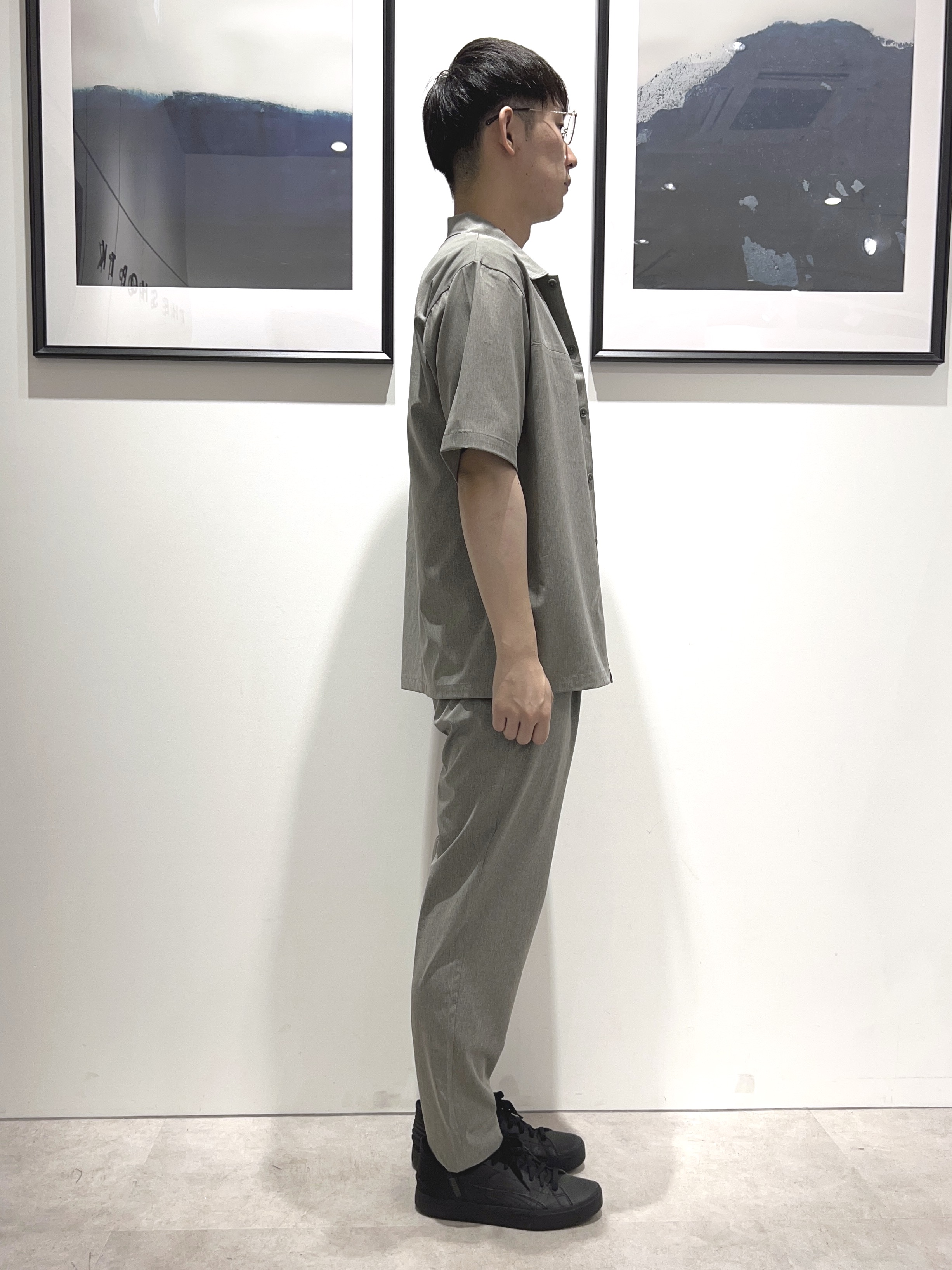 。さんの「THE SHOP TK｜【吸水速乾／接触冷感／防シワ／マシンウォッシャブル】ハイドロクール 半袖シャツ」を使ったコーディネート