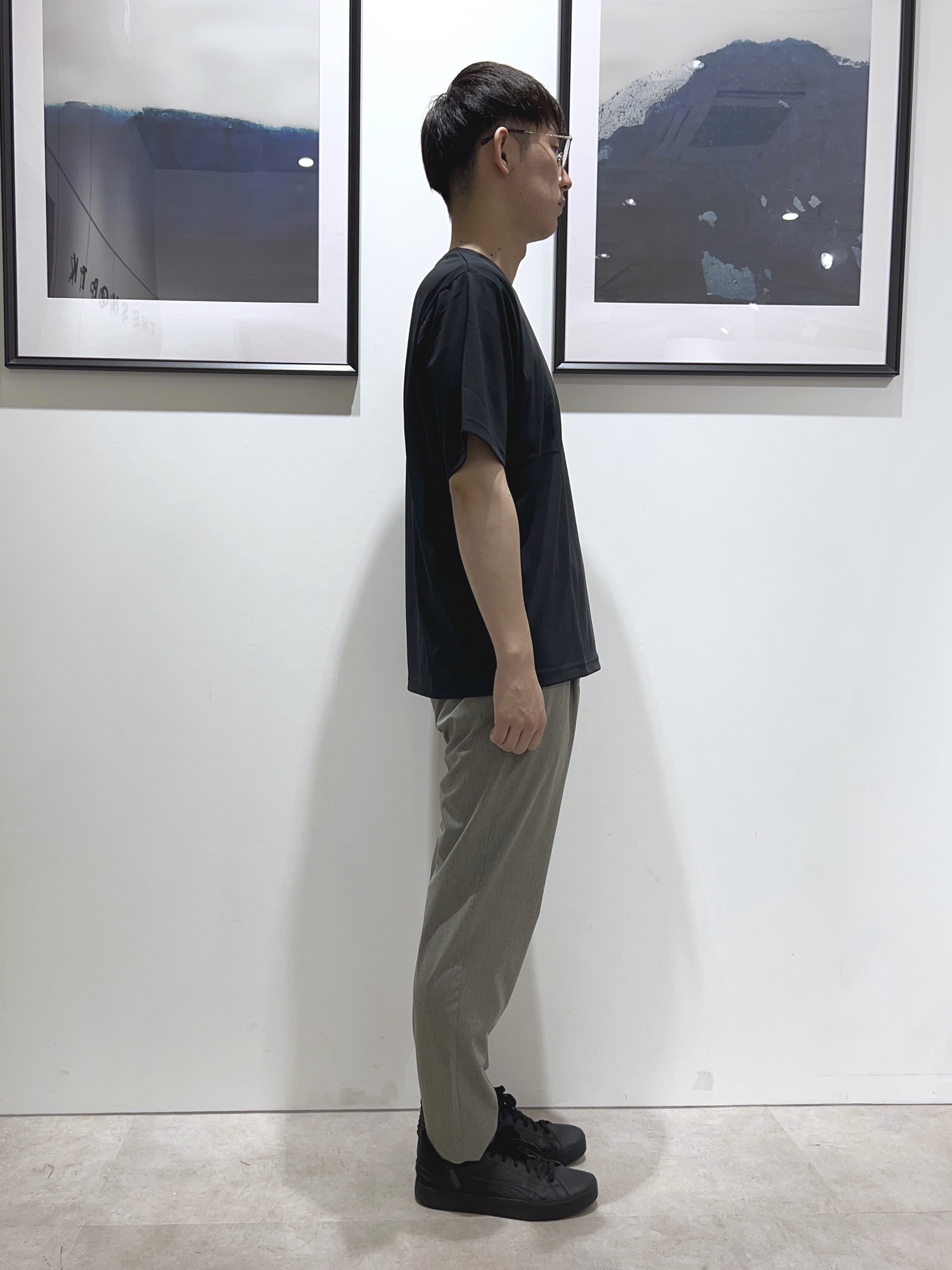 。さんの「THE SHOP TK｜ワンポイント刺繍 半袖Tシャツ 洗濯機OK」を使ったコーディネート