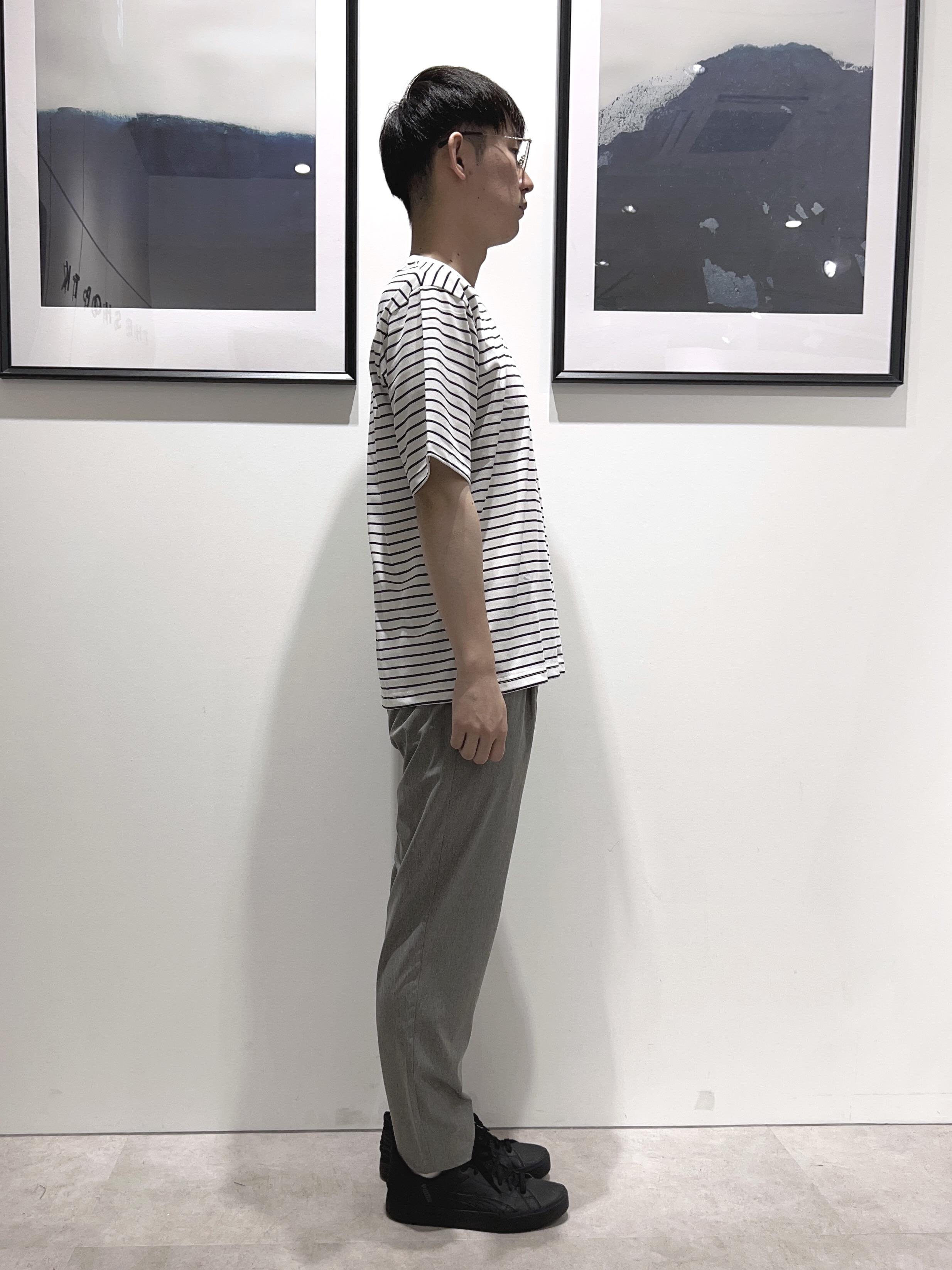 。さんの「THE SHOP TK｜ワンポイント刺繍 半袖Tシャツ 洗濯機OK」を使ったコーディネート
