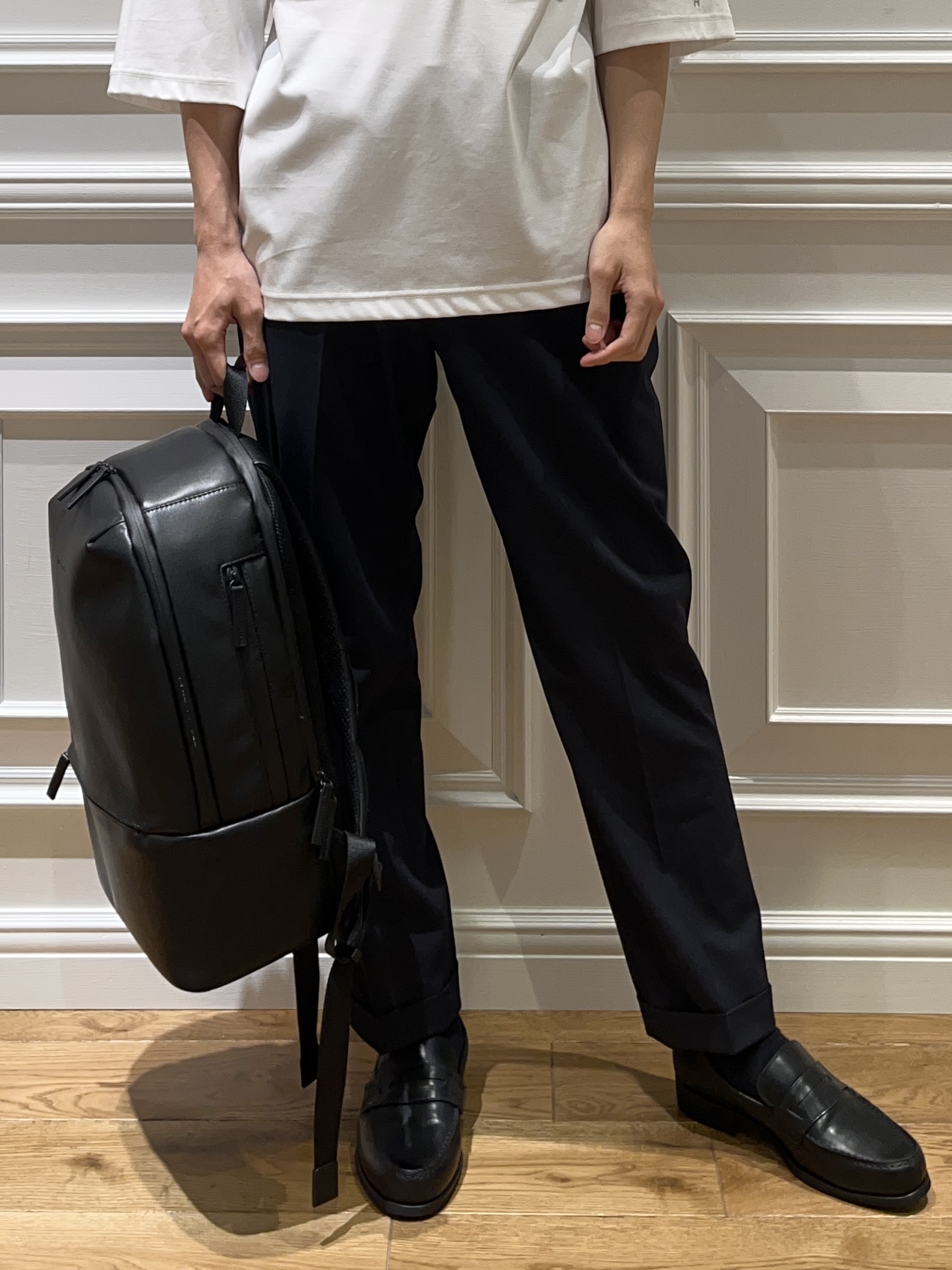 Watanabeさんの「DRESSTERIOR｜【干場義雅&times;DRESSTERIOR】ICE CLEAR COTTON Tシャツ」を使ったコーディネート