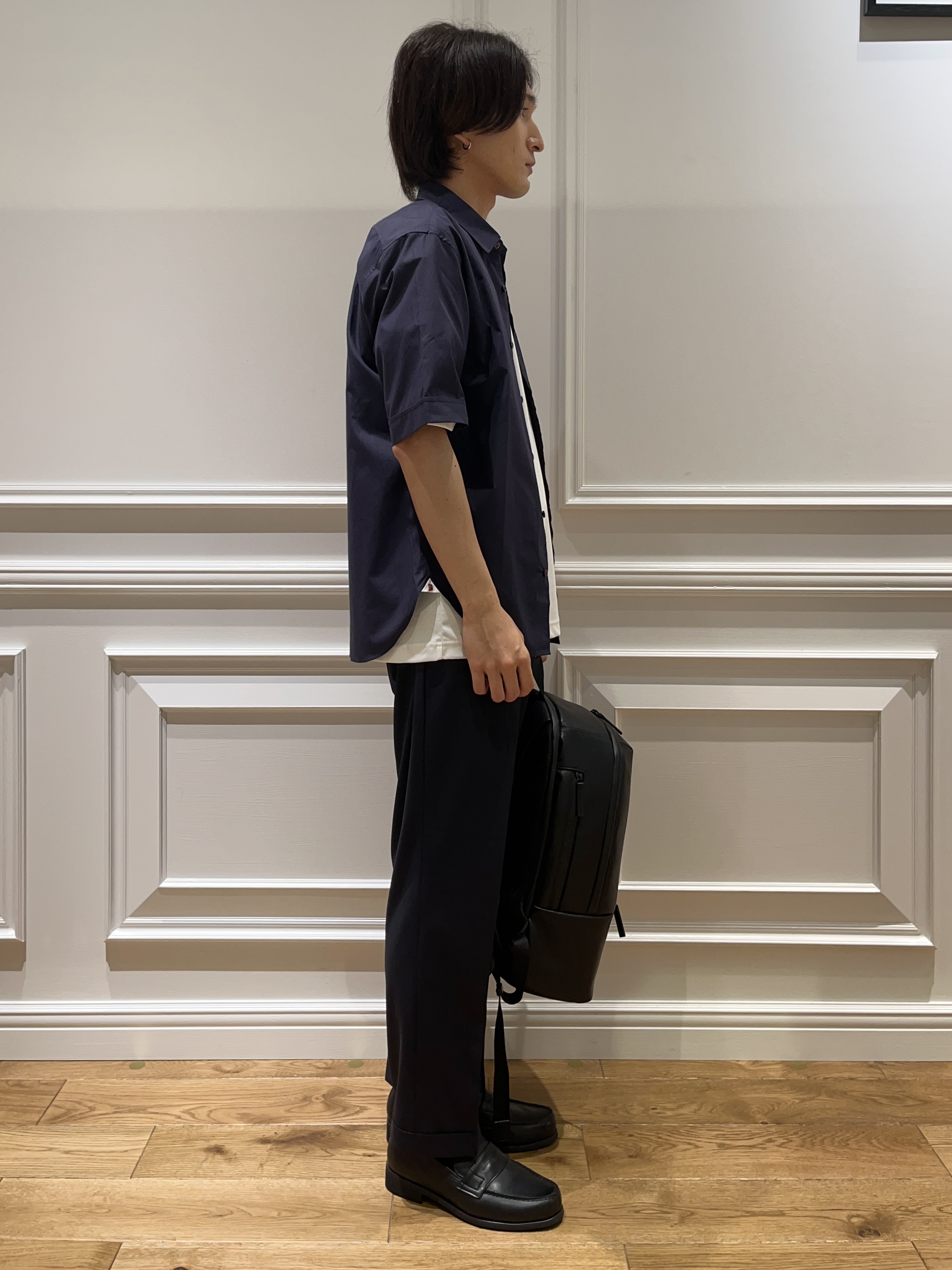 Watanabeさんの「DRESSTERIOR｜スペイン シドグラスシャツ」を使ったコーディネート