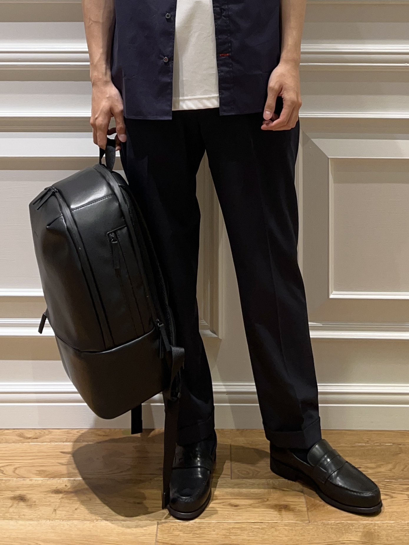 Watanabeさんの「DRESSTERIOR｜スペイン シドグラスシャツ」を使ったコーディネート