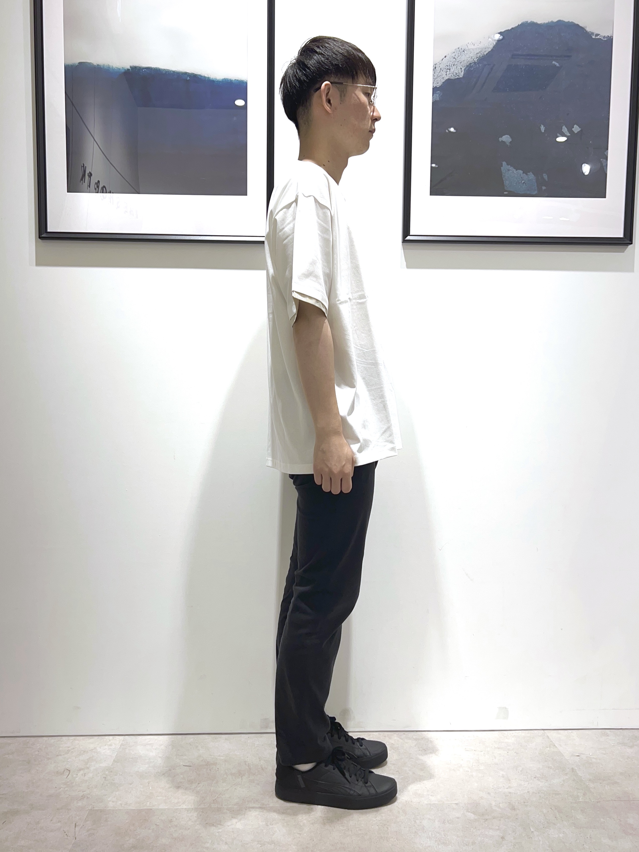 。さんの「THE SHOP TK｜【マシンウォッシャブル】袖レイヤード半袖Tシャツ」を使ったコーディネート