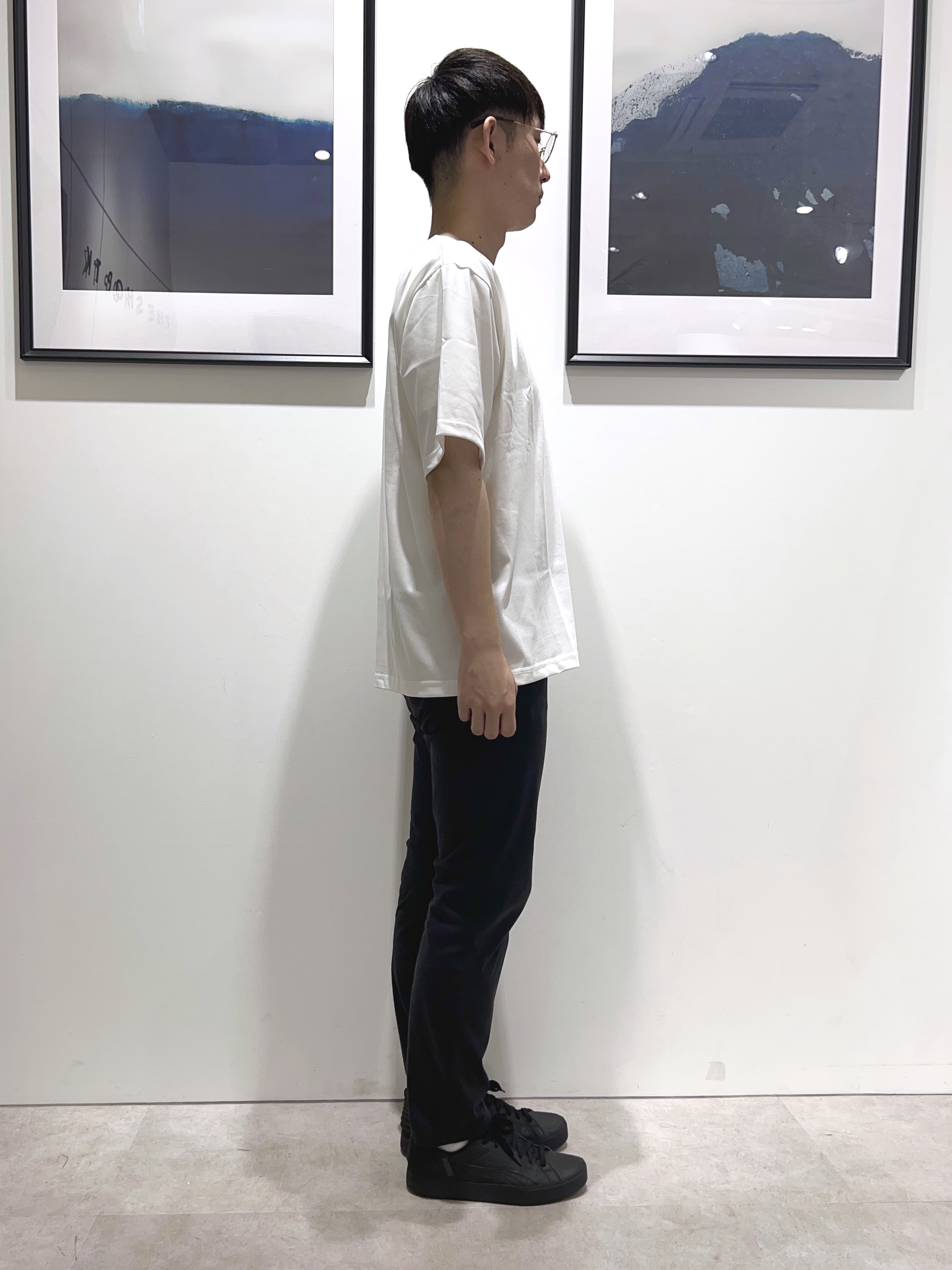 。さんの「THE SHOP TK｜ワンポイント刺繍 半袖Tシャツ 洗濯機OK」を使ったコーディネート