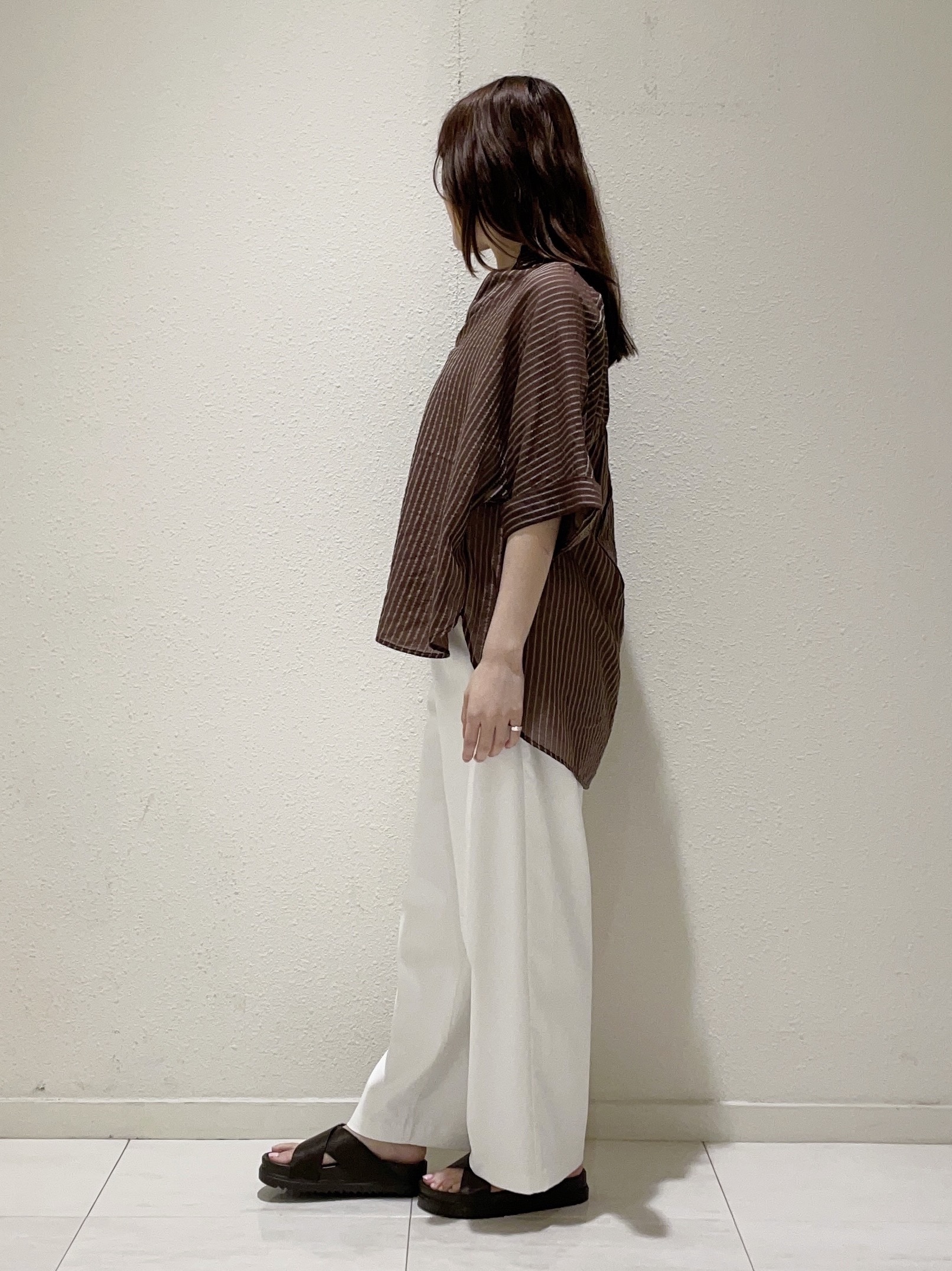 haruさんの「grove｜【貴島明日香さん着用】シアードッキングスクエアタンク」を使ったコーディネート