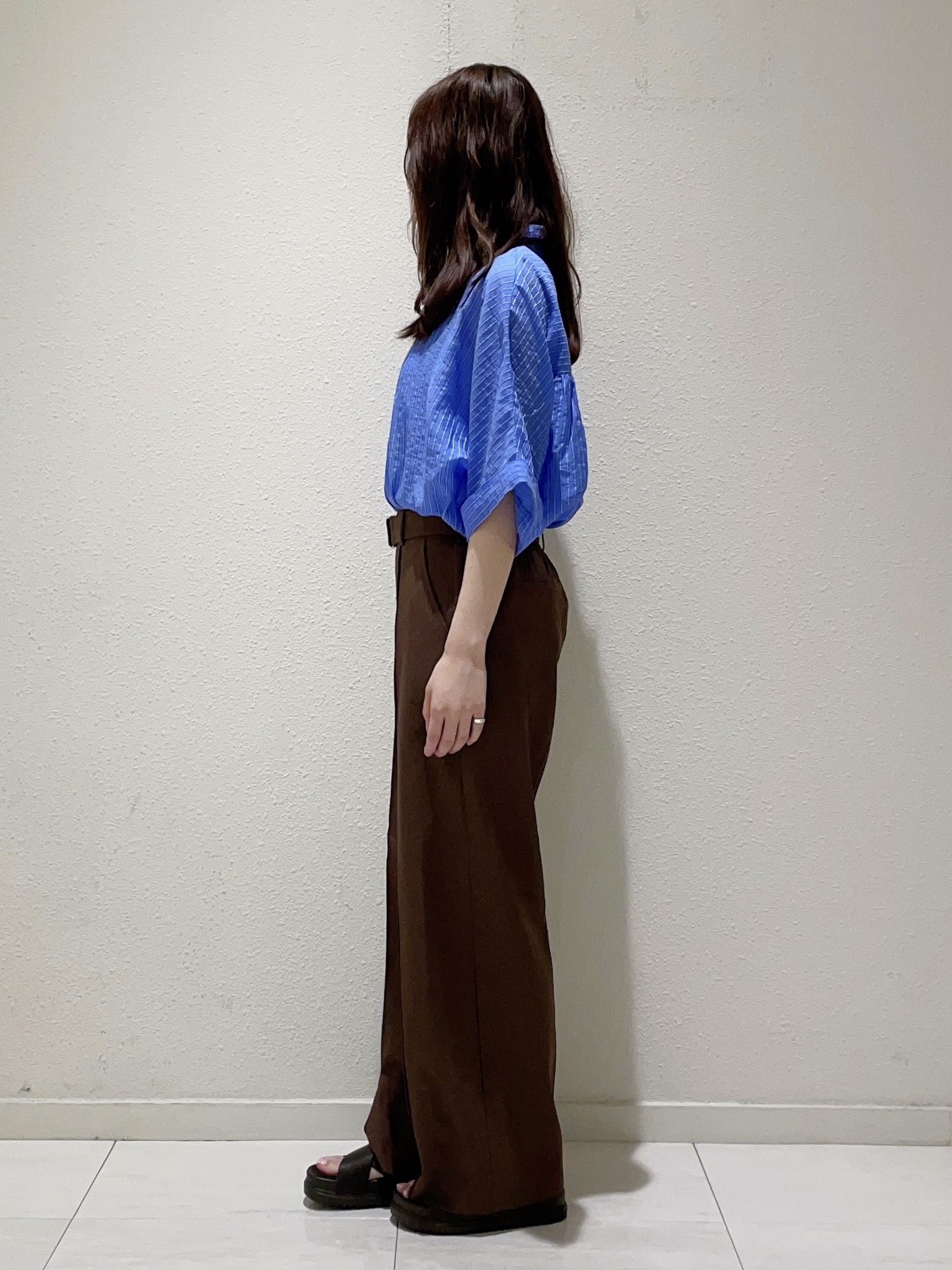 haruさんの「grove｜【貴島明日香さん着用】シアードッキングスクエアタンク」を使ったコーディネート
