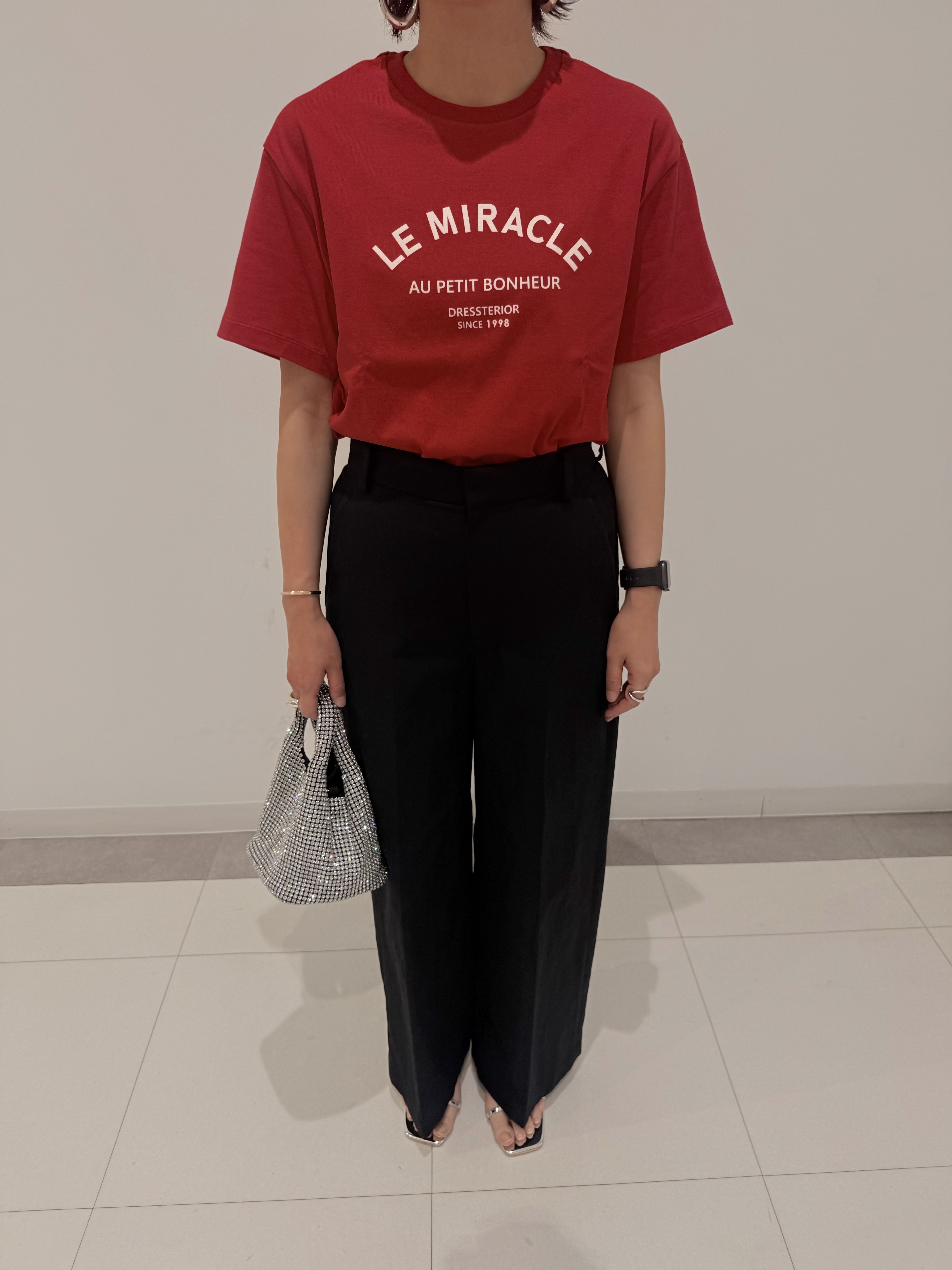 MIYAKAWAさんの「DRESSTERIOR｜ル ミラクルロゴT」を使ったコーディネート