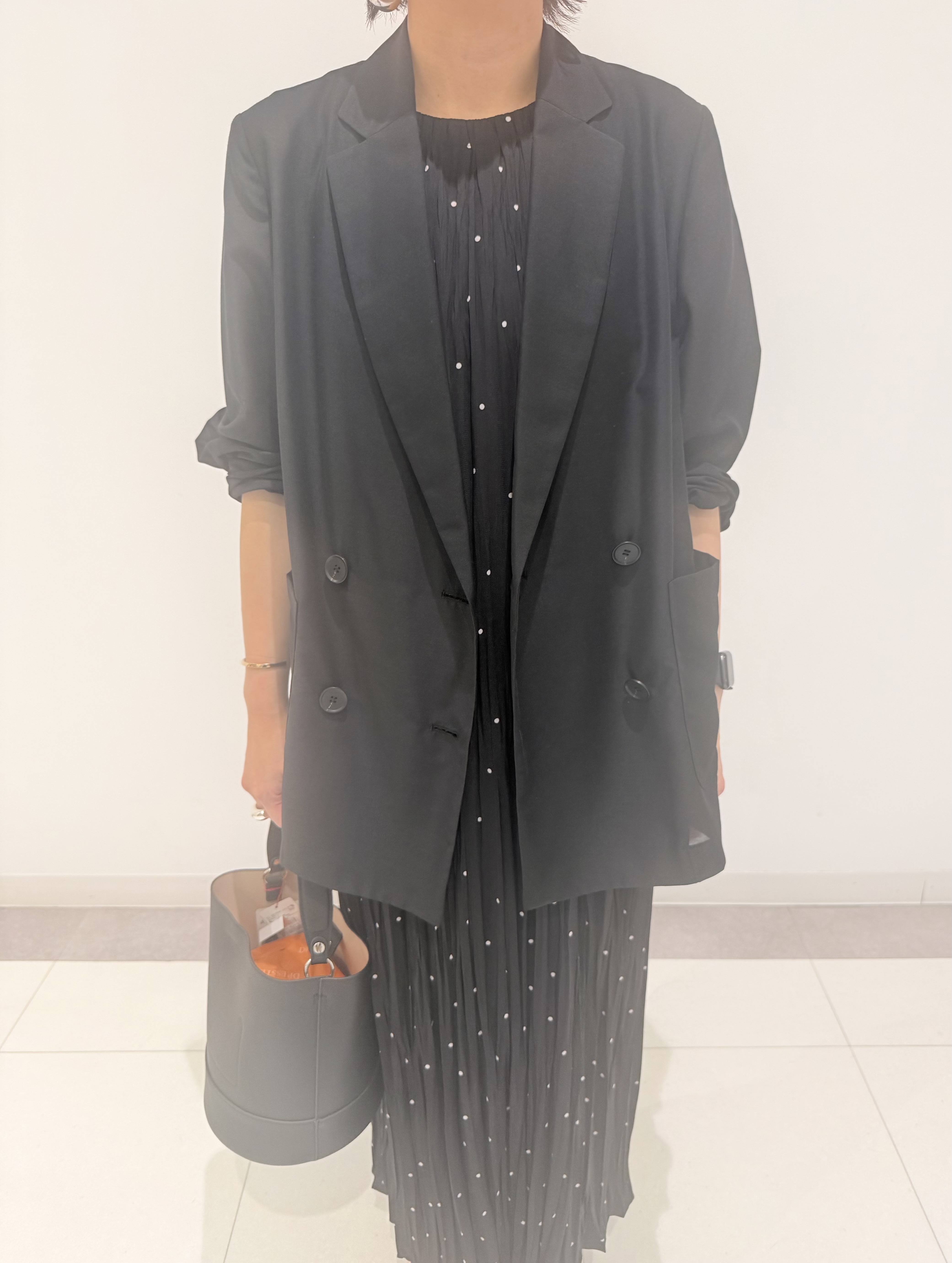 MIYAKAWAさんの「DRESSTERIOR｜【接触冷感/防シワ機能/ウォッシャブル】クールタッチ リネンブレンドシアージャケット」を使ったコーディネート