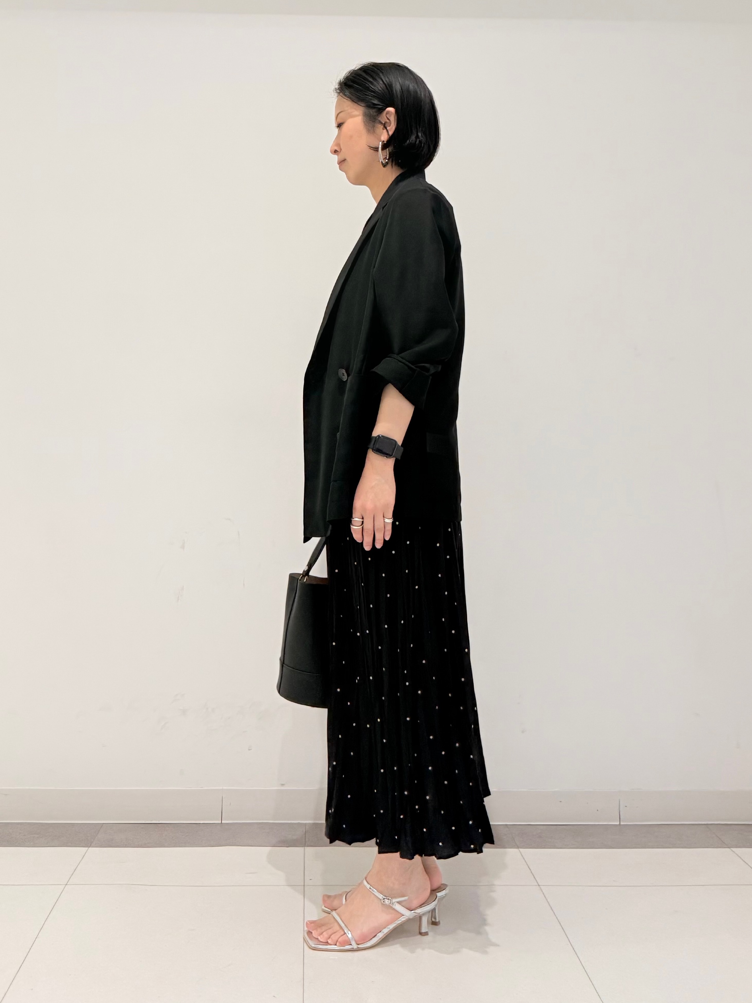 MIYAKAWAさんの「DRESSTERIOR｜【接触冷感/防シワ機能/ウォッシャブル】クールタッチ リネンブレンドシアージャケット」を使ったコーディネート