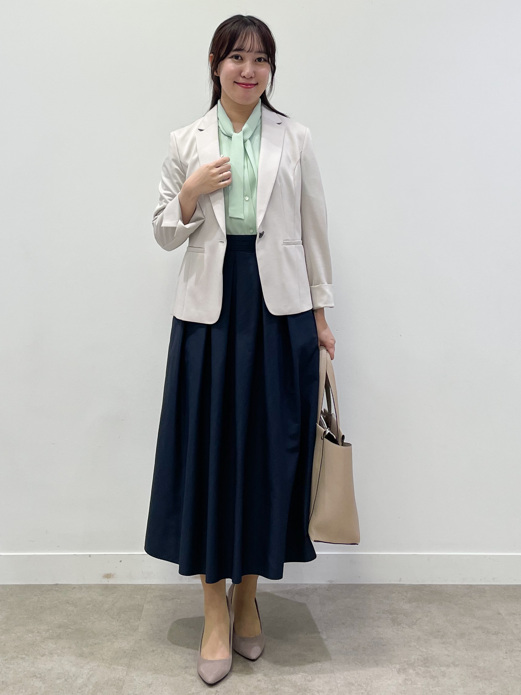 yukariさんの「Reflect｜【SS-4Lサイズ／UVカット／接触冷感】匠ジャケット／ベーシックテーラード」を使ったコーディネート