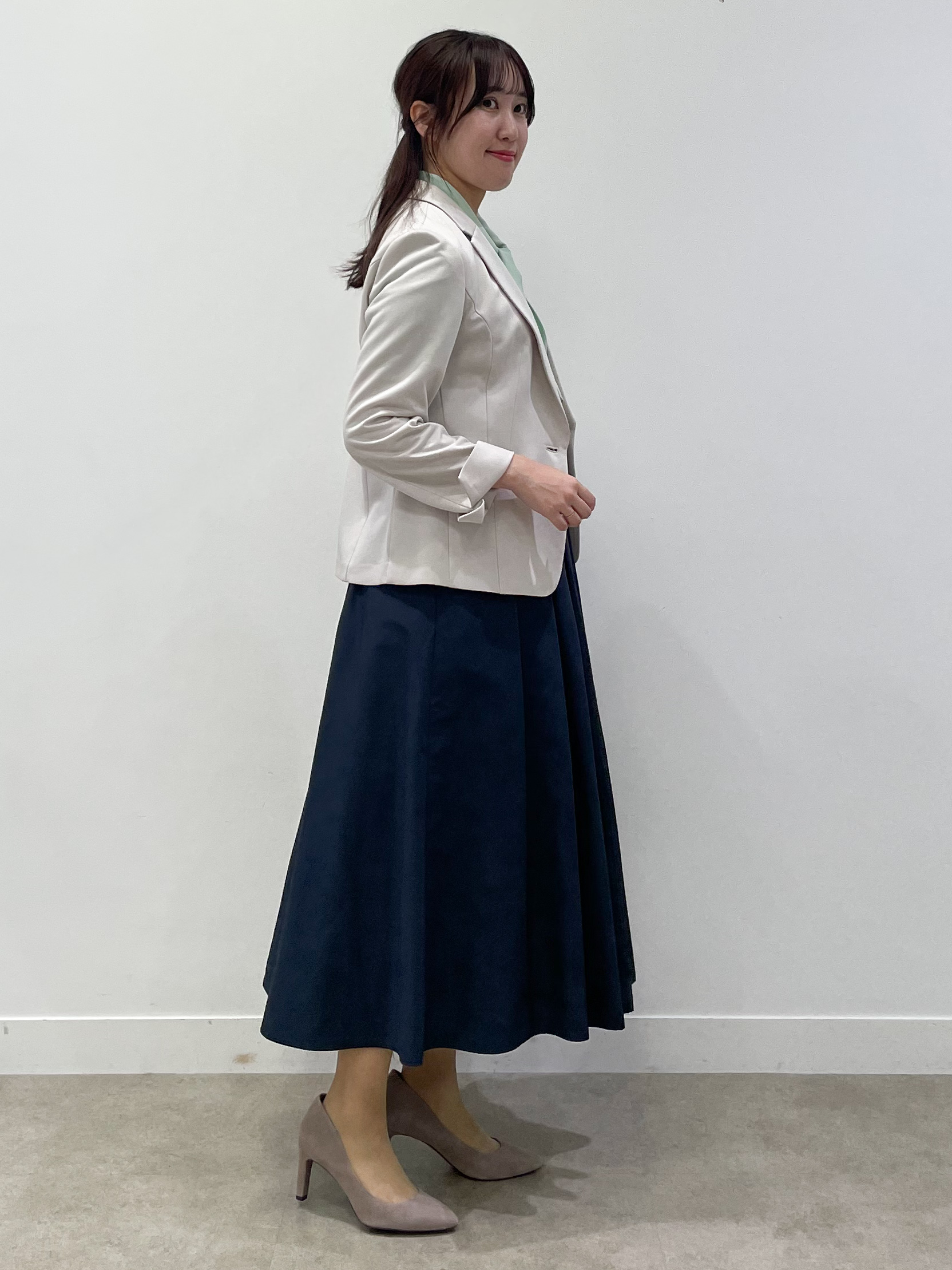 yukariさんの「Reflect｜【SS-4Lサイズ／UVカット／接触冷感】匠ジャケット／ベーシックテーラード」を使ったコーディネート