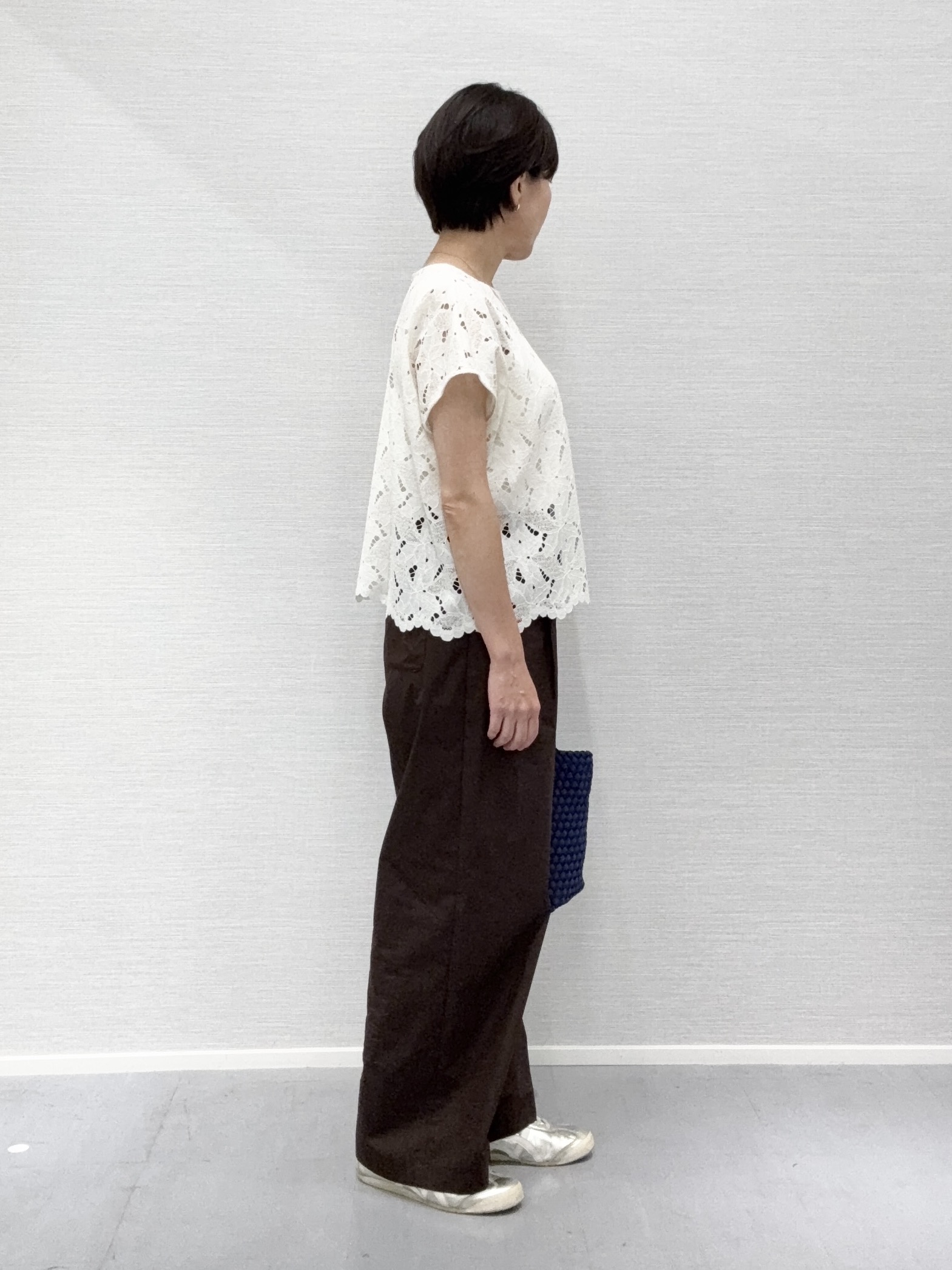 Yukoさんの「UNTITLED｜【セットアップ可能】リーフレースブラウス」を使ったコーディネート