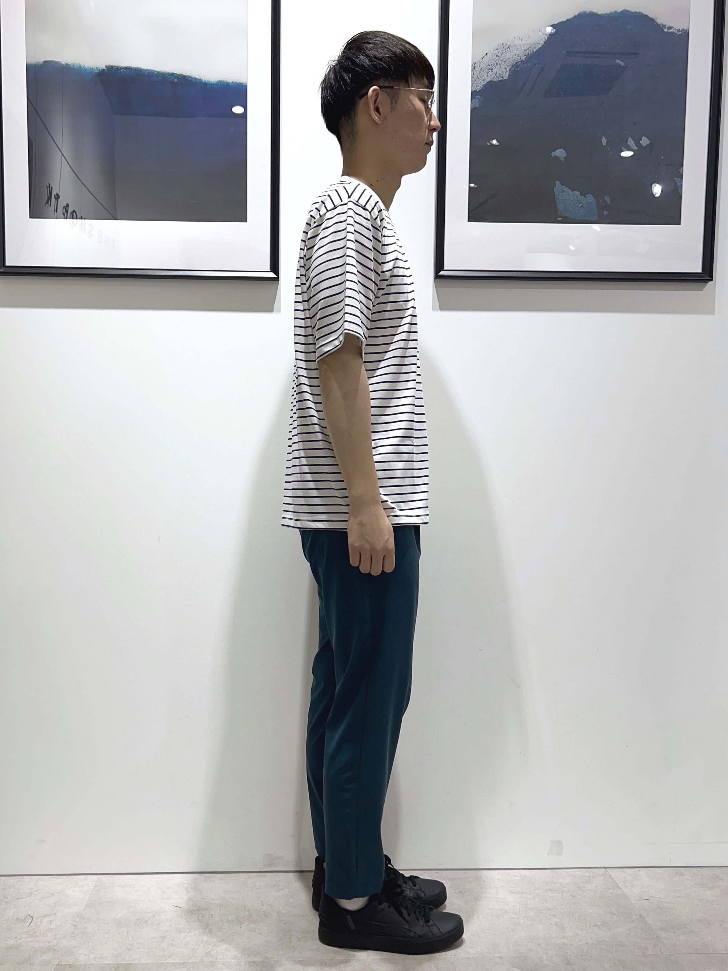 。さんの「THE SHOP TK｜ワンポイント刺繍 半袖Tシャツ 洗濯機OK」を使ったコーディネート