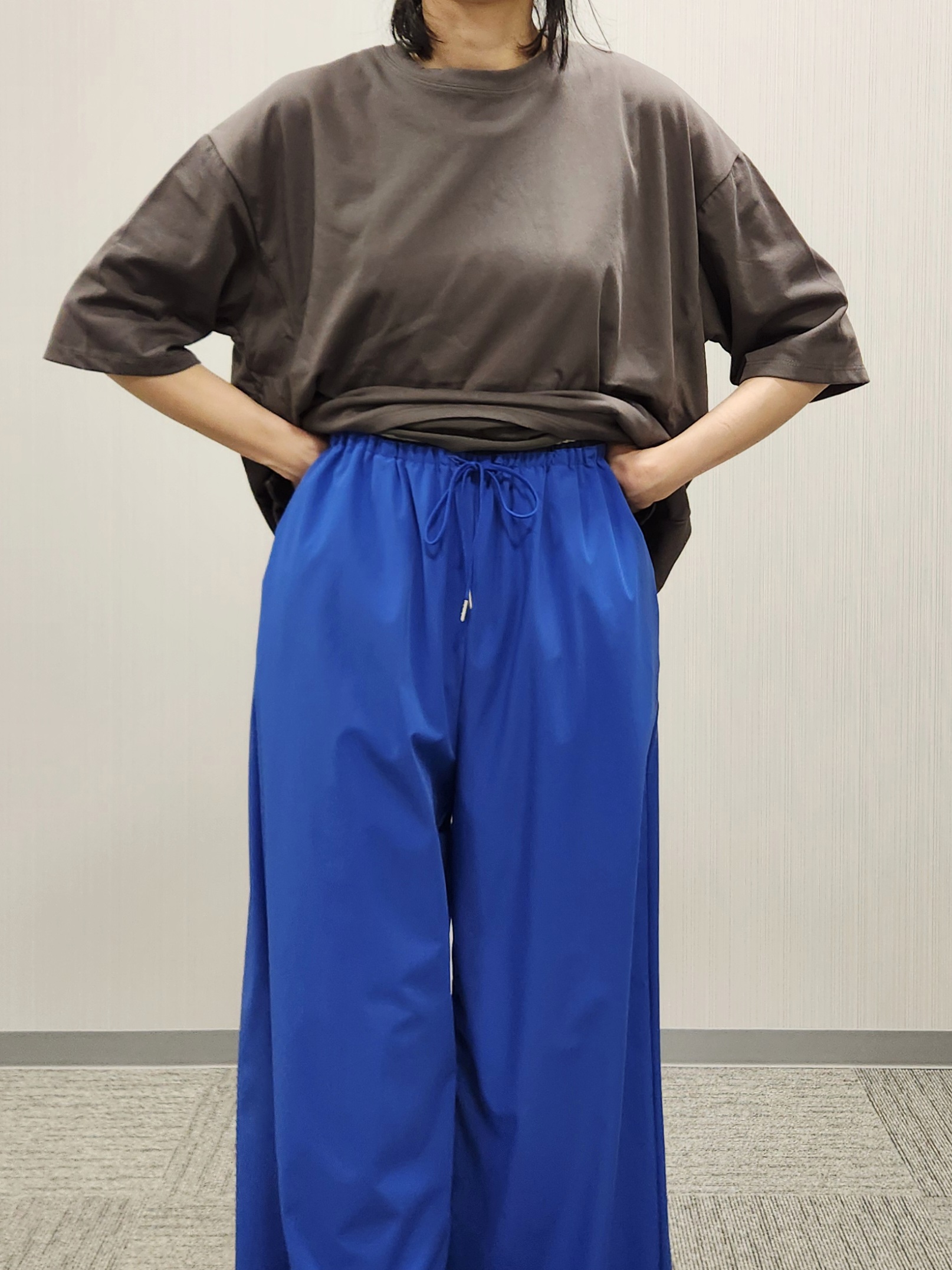 naraさんの「Dessin｜【UVカット/接触冷感】プレーティングTシャツ」を使ったコーディネート