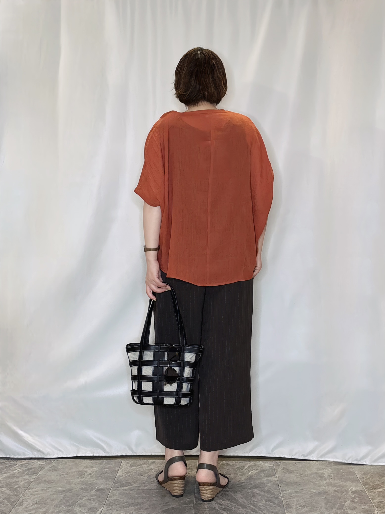 たみさんの「SHOO･LA･RUE｜【洗濯機可】ナチュラルな風合いが魅力 シアードルマンブラウス」を使ったコーディネート