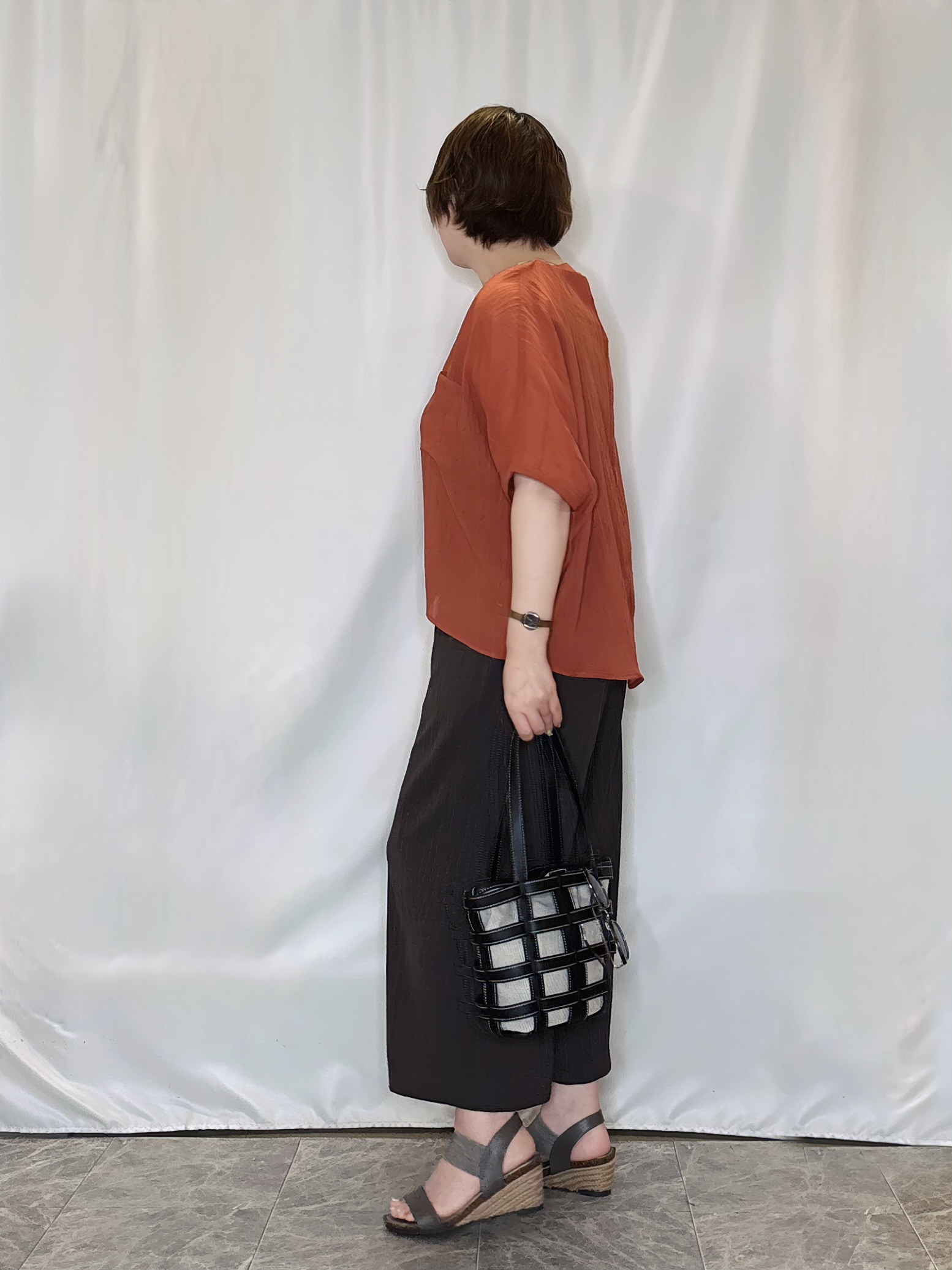 たみさんの「SHOO･LA･RUE｜【洗濯機可】ナチュラルな風合いが魅力 シアードルマンブラウス」を使ったコーディネート
