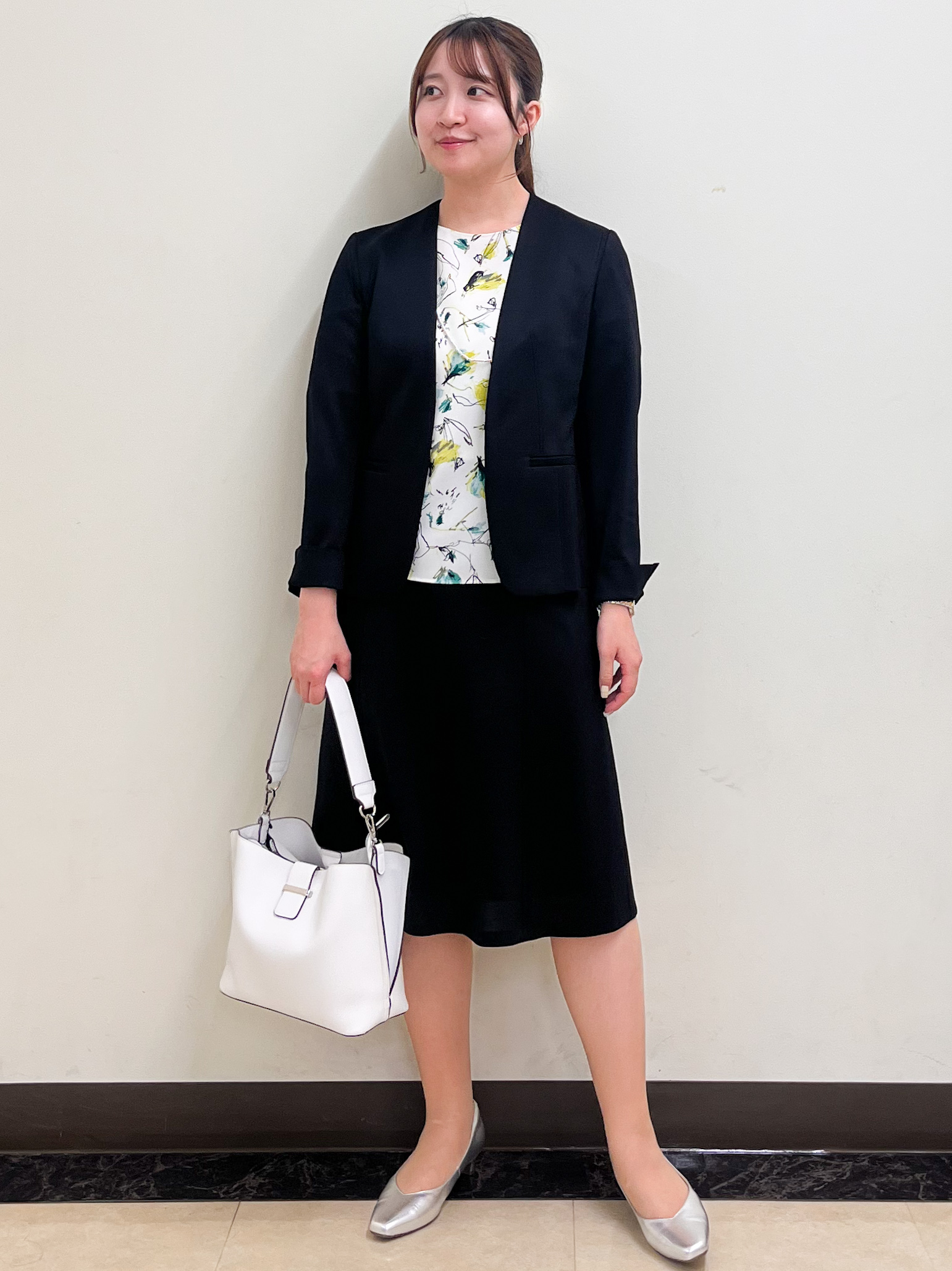 mikikoさんの「Reflect｜【SS-4Lサイズ／UVカット／接触冷感】匠ジャケット／ノーカラー」を使ったコーディネート