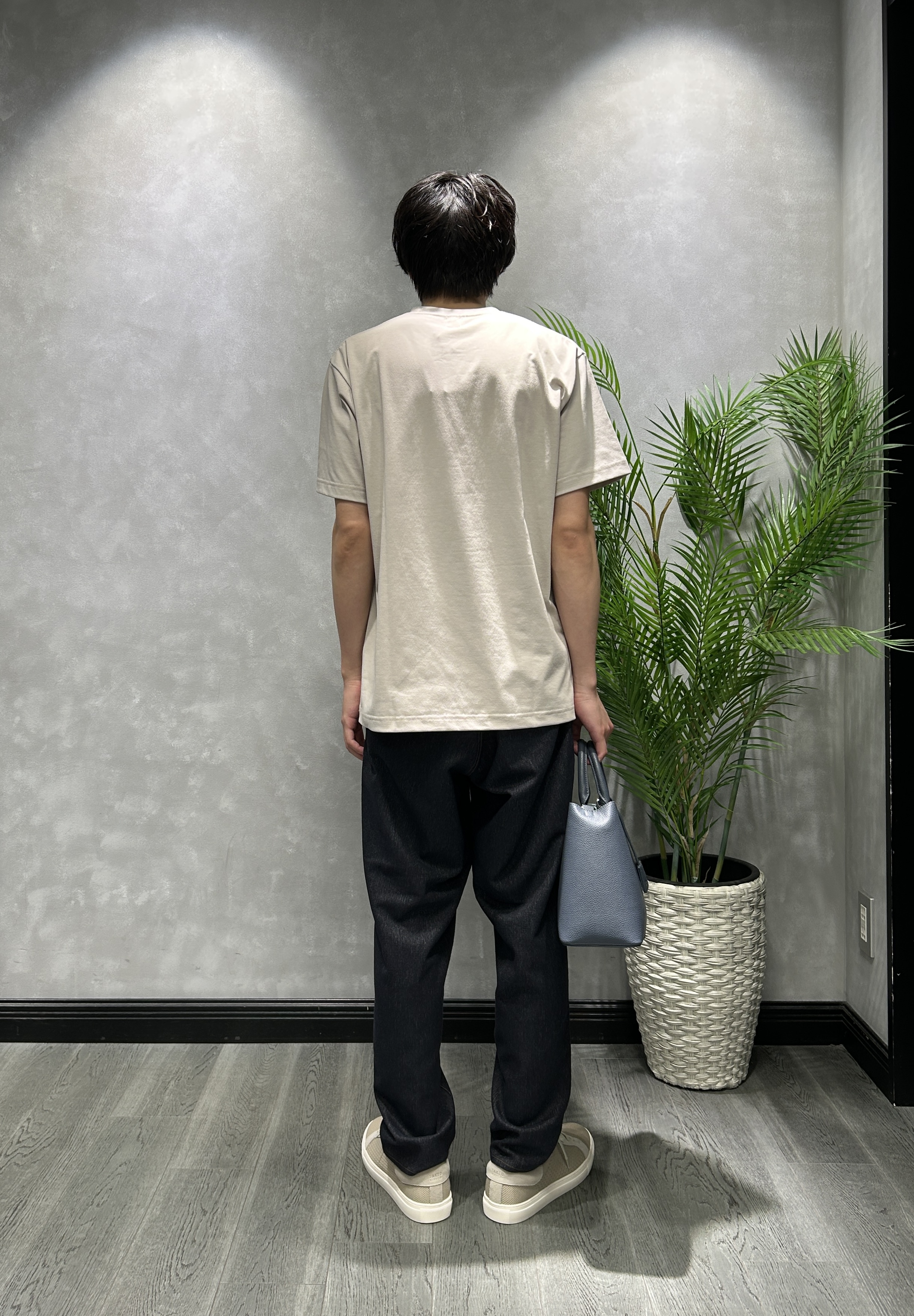 ruiさんの「TAKEO KIKUCHI｜モノクロタイルTシャツ」を使ったコーディネート