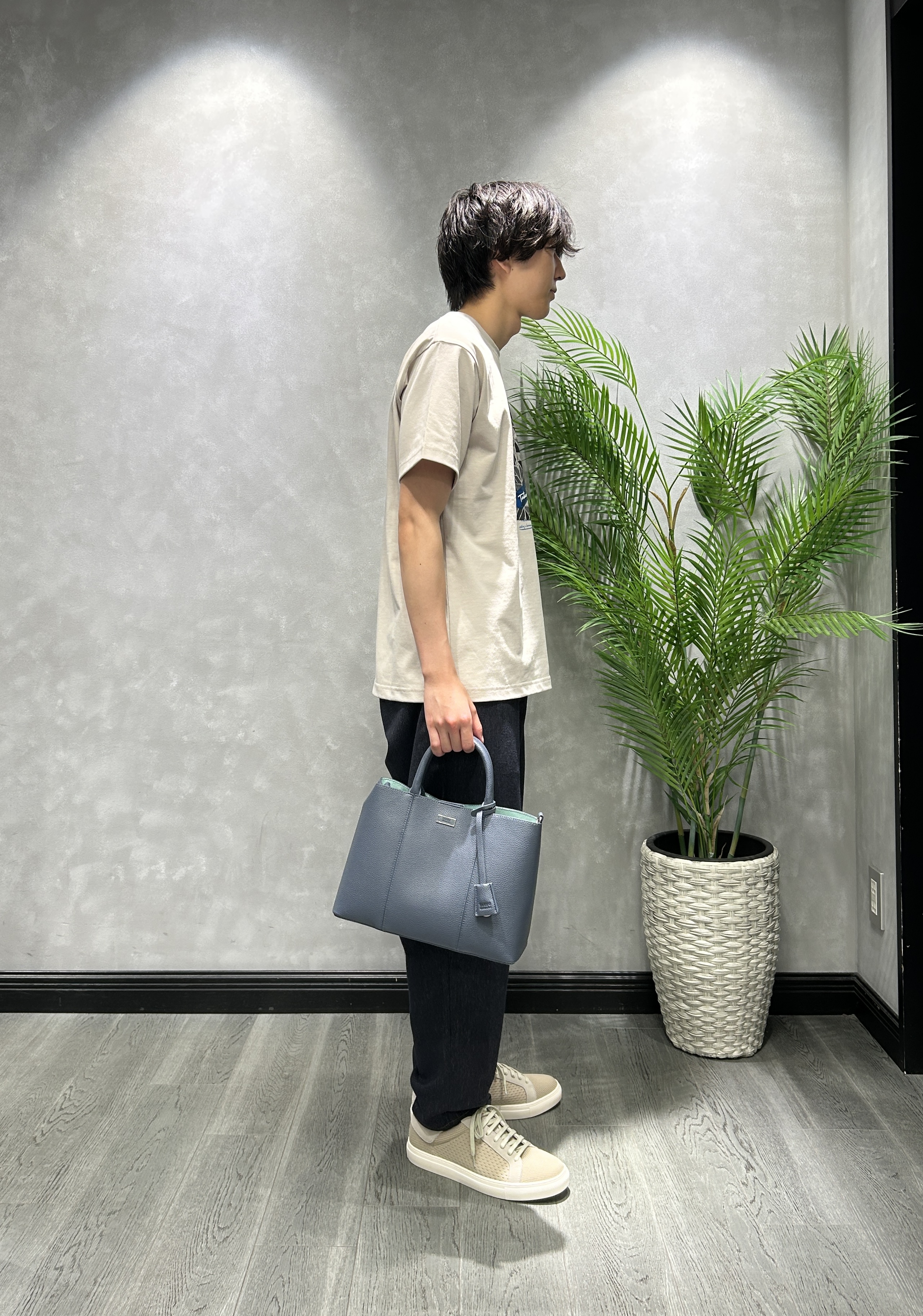 ruiさんの「TAKEO KIKUCHI｜モノクロタイルTシャツ」を使ったコーディネート