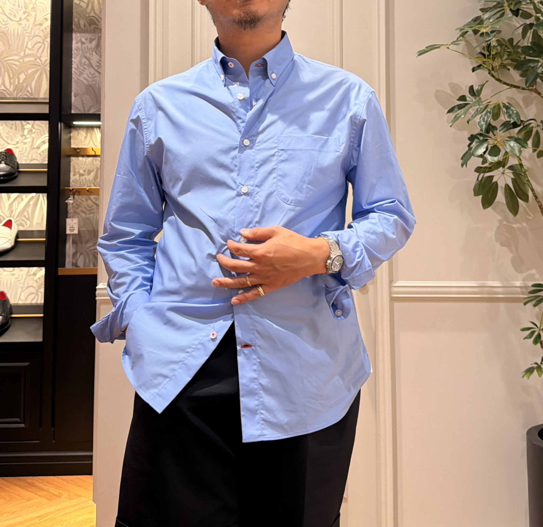 鶴田大士さんの「DRESSTERIOR｜タイプライターシャツ」を使ったコーディネート