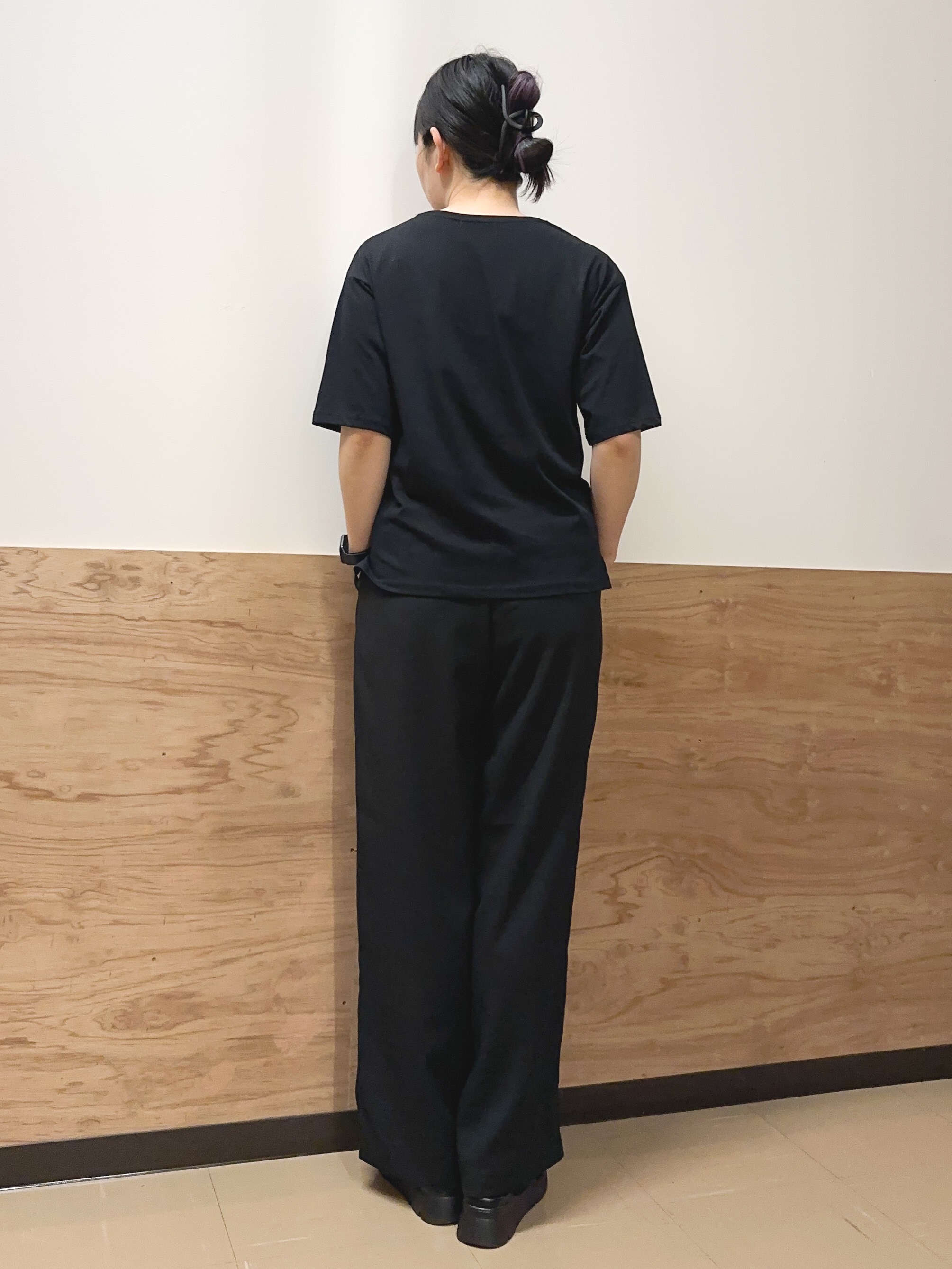 すーさんの「grove｜【UVカット/接触冷感】プリントアソート5分袖Tシャツ」を使ったコーディネート