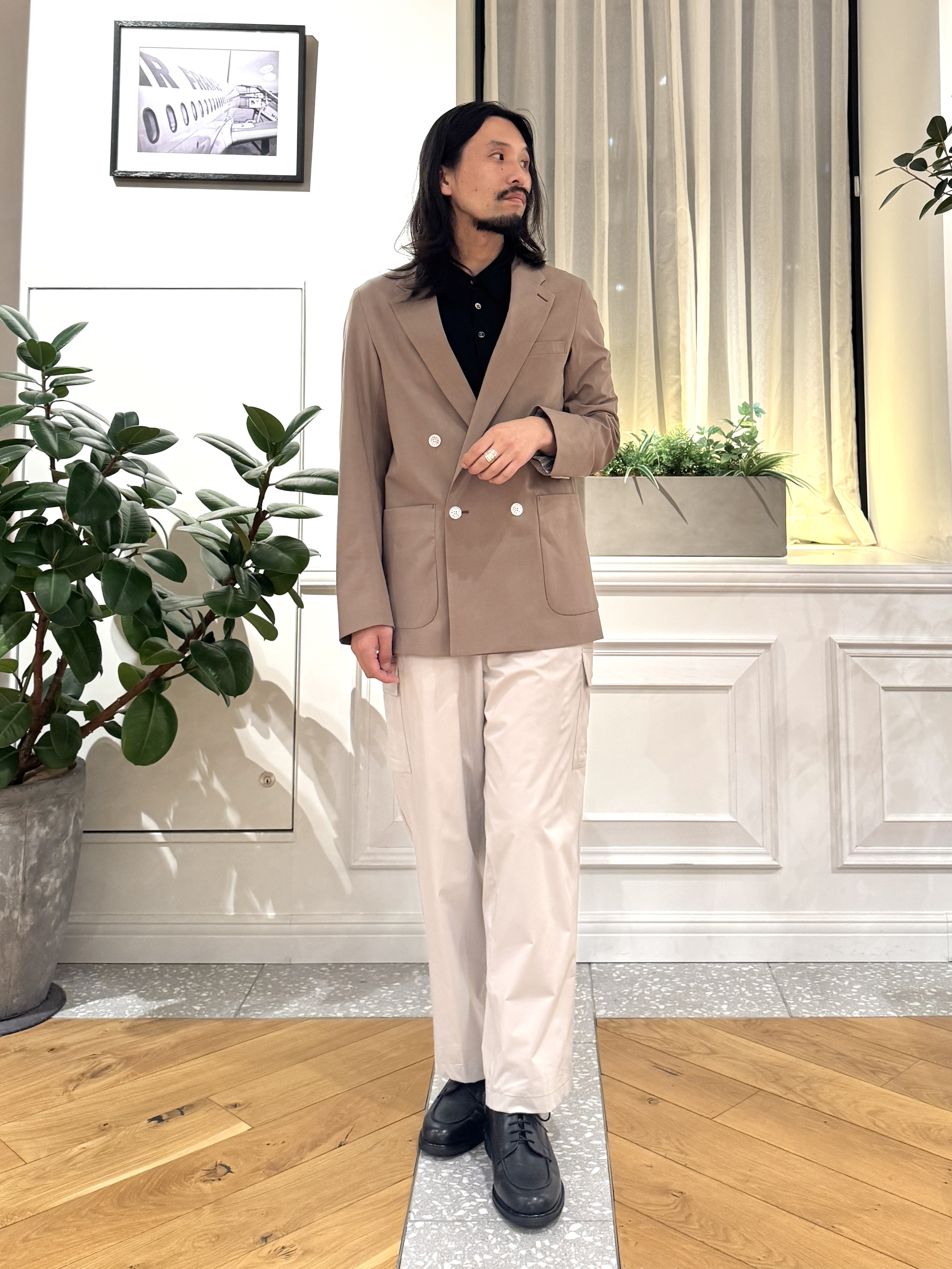 kawarataniさんの「DRESSTERIOR｜【セットアップ可】クールタッチ クイックドライ イージージャケット」を使ったコーディネート