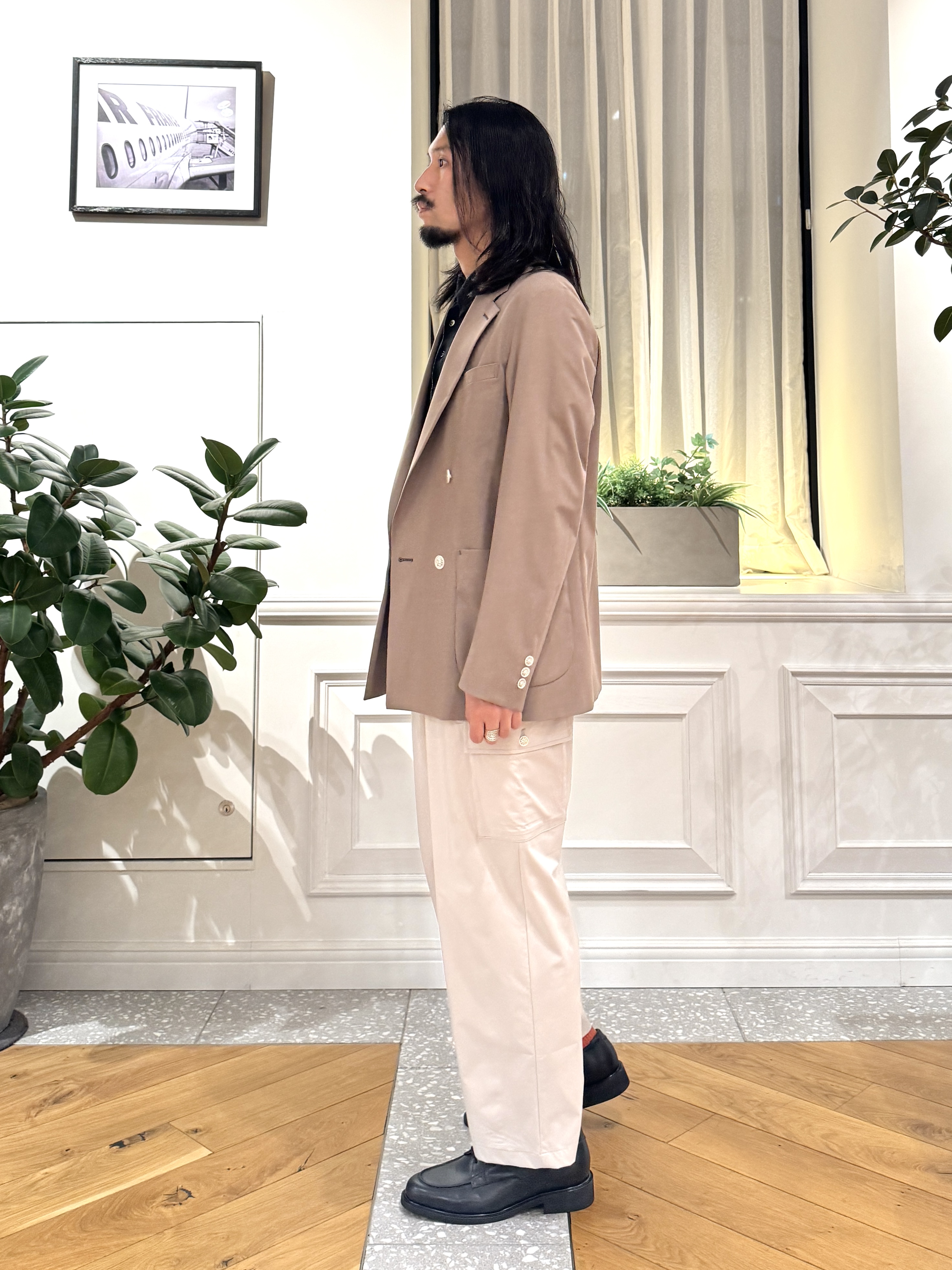 kawarataniさんの「DRESSTERIOR｜【セットアップ可】クールタッチ クイックドライ イージージャケット」を使ったコーディネート