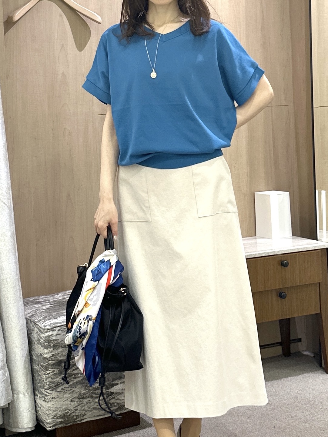 Miwaさんの「UNTITLED｜【前後2WAY】ドライタッチコットンプルオーバー」を使ったコーディネート