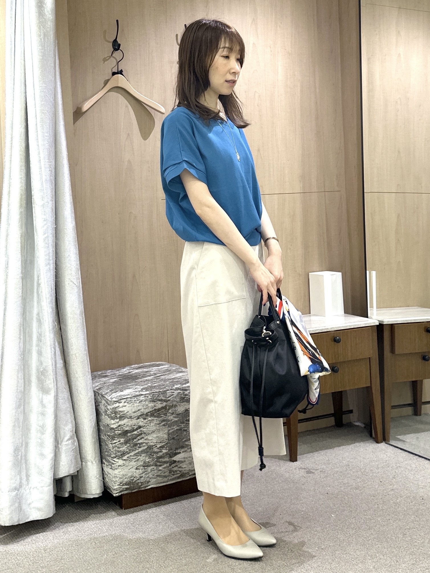 Miwaさんの「UNTITLED｜【前後2WAY】ドライタッチコットンプルオーバー」を使ったコーディネート