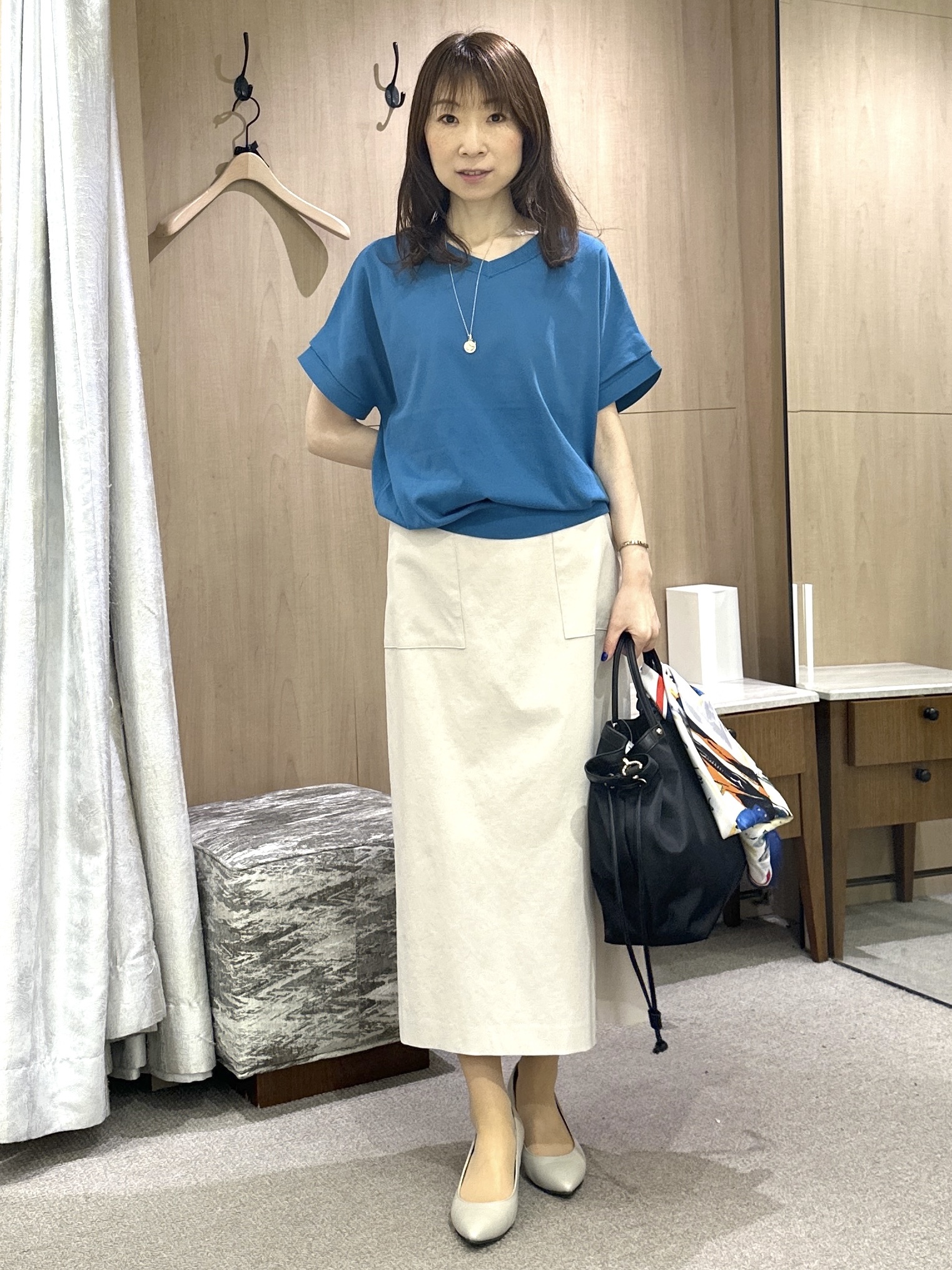 Miwaさんの「UNTITLED｜【前後2WAY】ドライタッチコットンプルオーバー」を使ったコーディネート