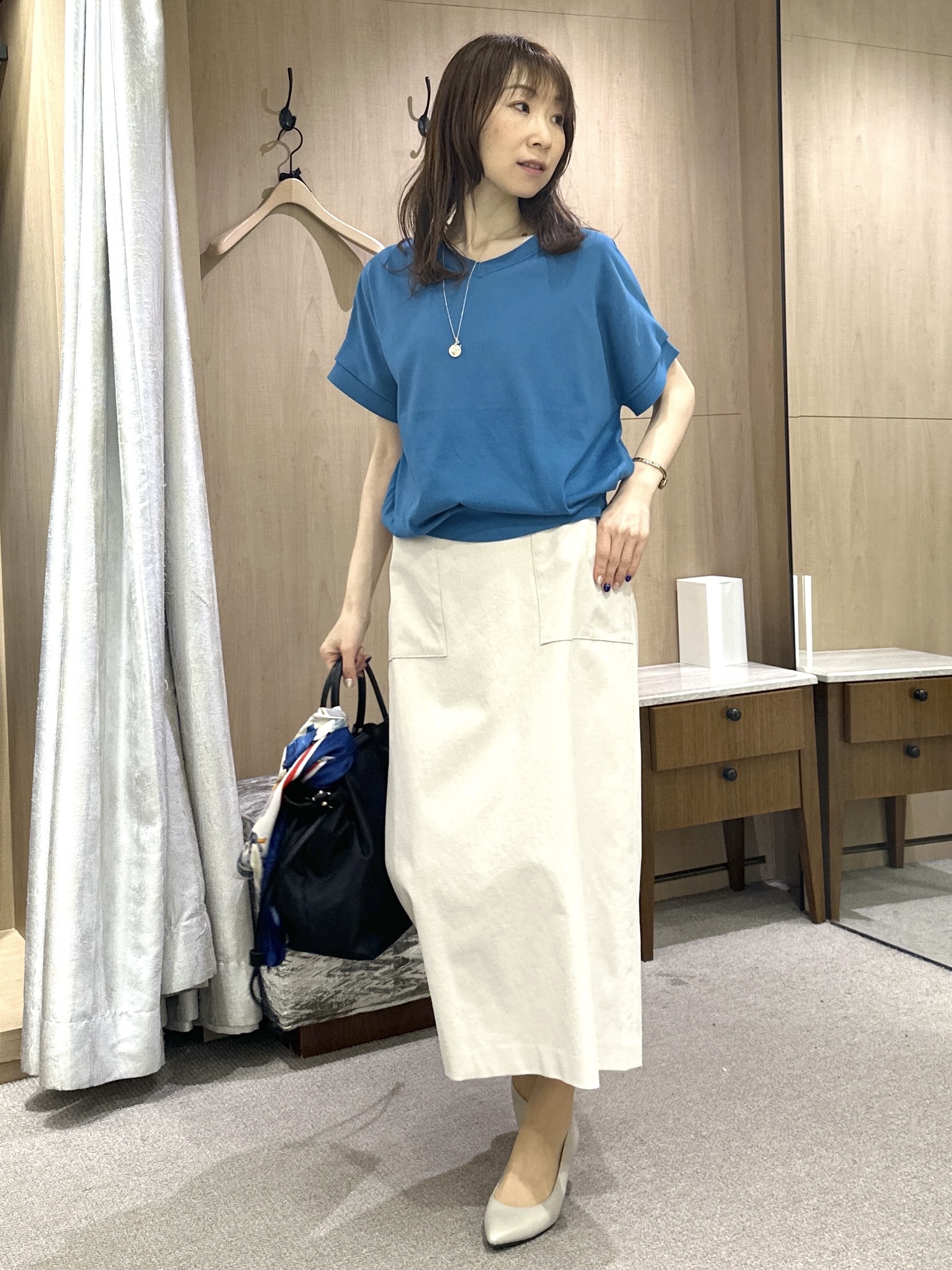 Miwaさんの「UNTITLED｜【前後2WAY】ドライタッチコットンプルオーバー」を使ったコーディネート