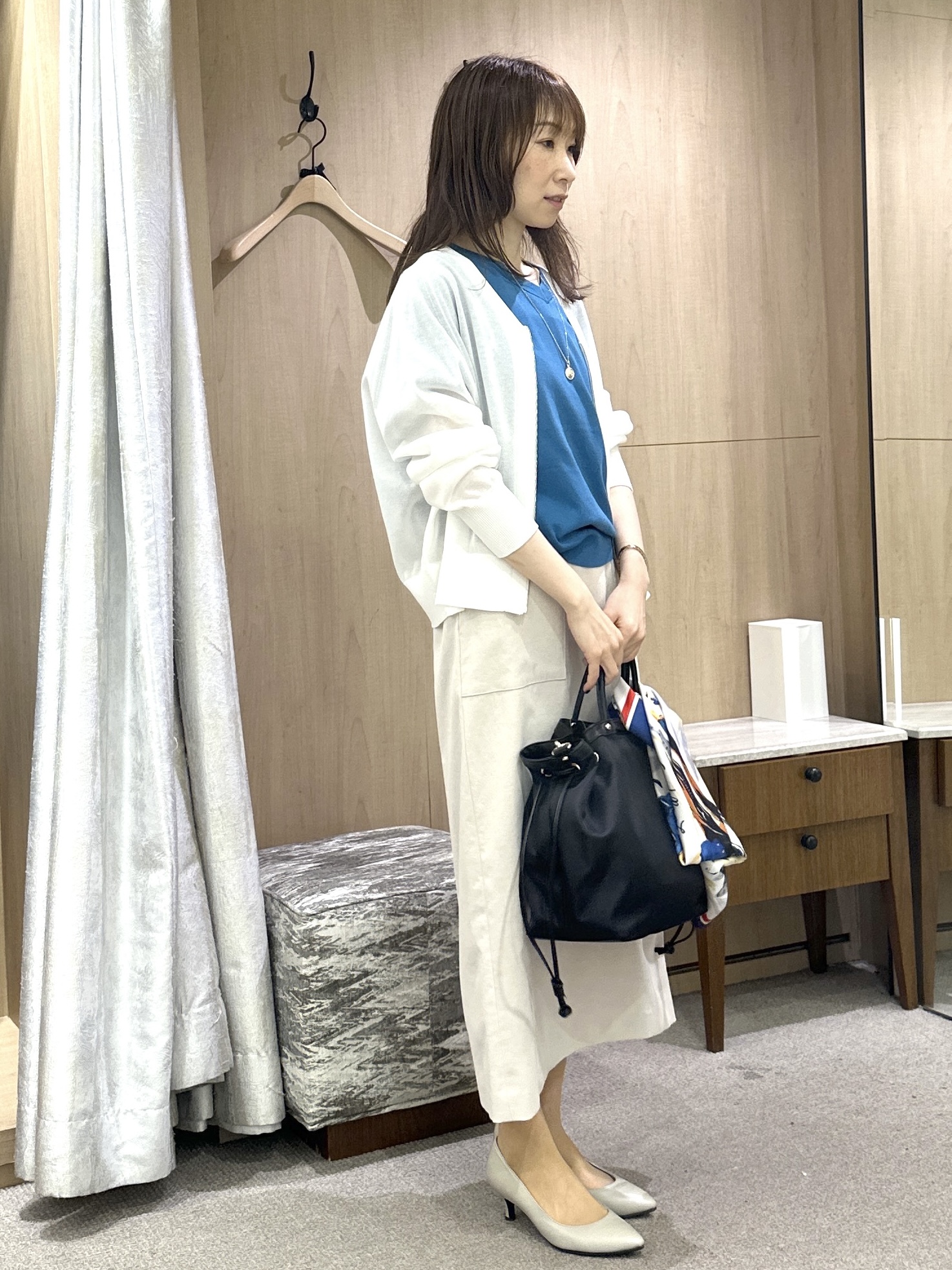 Miwaさんの「UNTITLED｜【前後2WAY】ドライタッチコットンプルオーバー」を使ったコーディネート