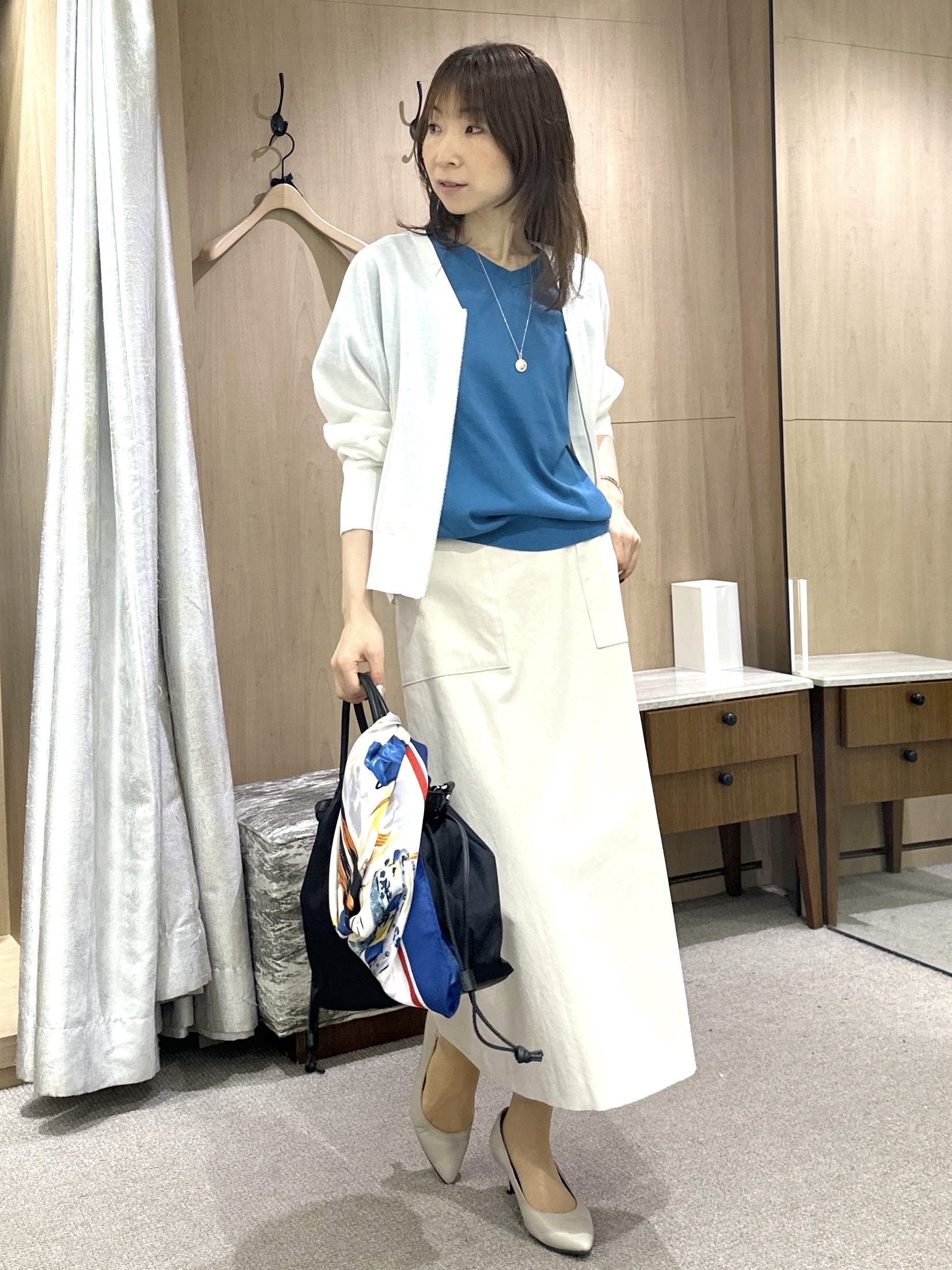 Miwaさんの「UNTITLED｜【前後2WAY】ドライタッチコットンプルオーバー」を使ったコーディネート