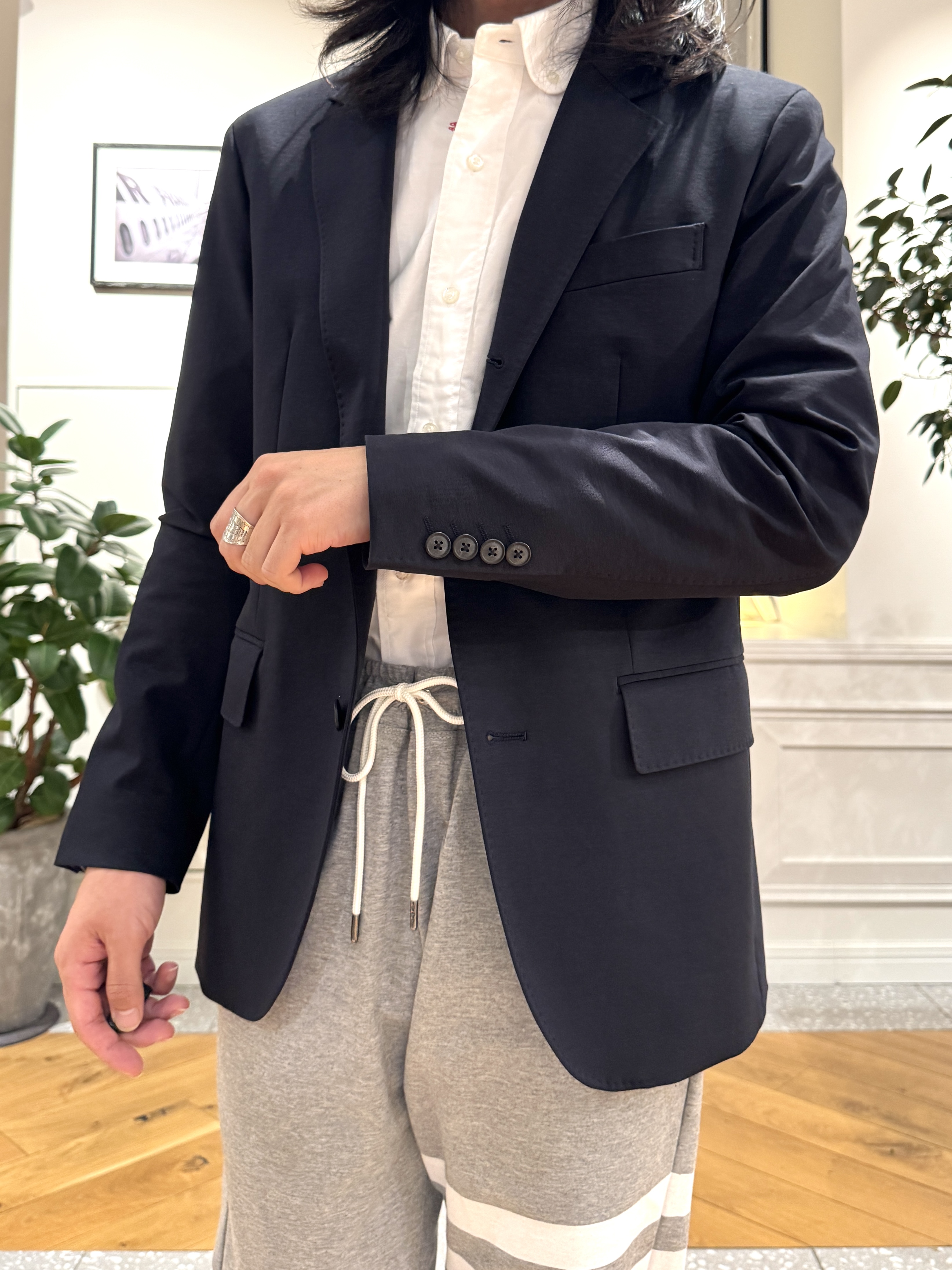 kawarataniさんの「DRESSTERIOR｜【干場義雅&times;MOVB&times;DRESSTERIOR】トリプルコラボ DUPLEX COTTON ジャケット」を使ったコーディネート