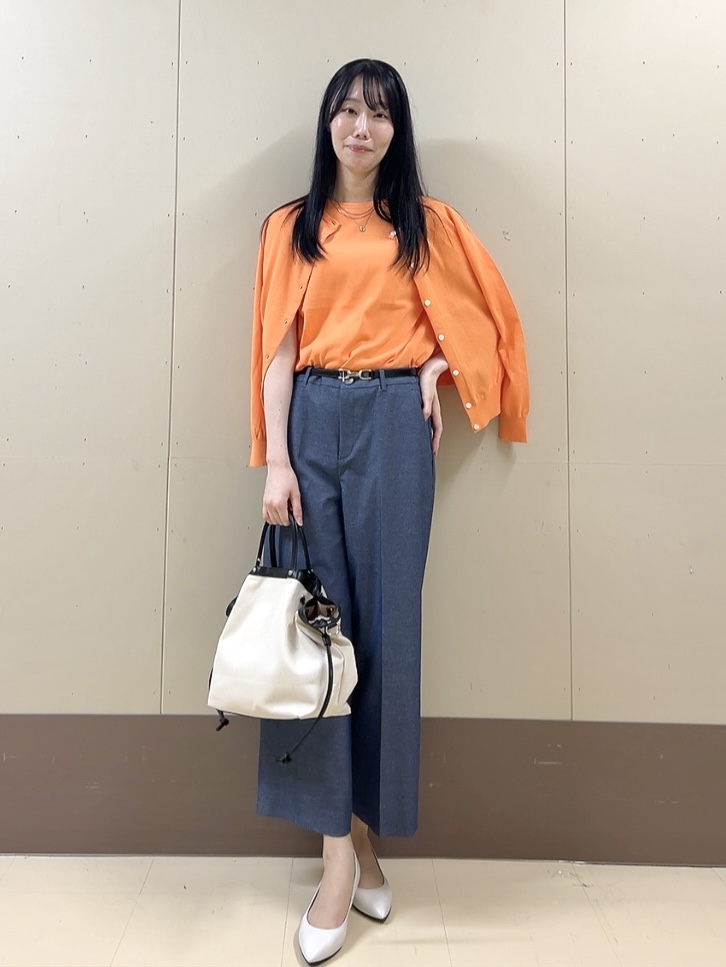 sechiさんの「UNTITLED｜【9色展開/アンサンブル可】コットンクルーネックカーディガン」を使ったコーディネート
