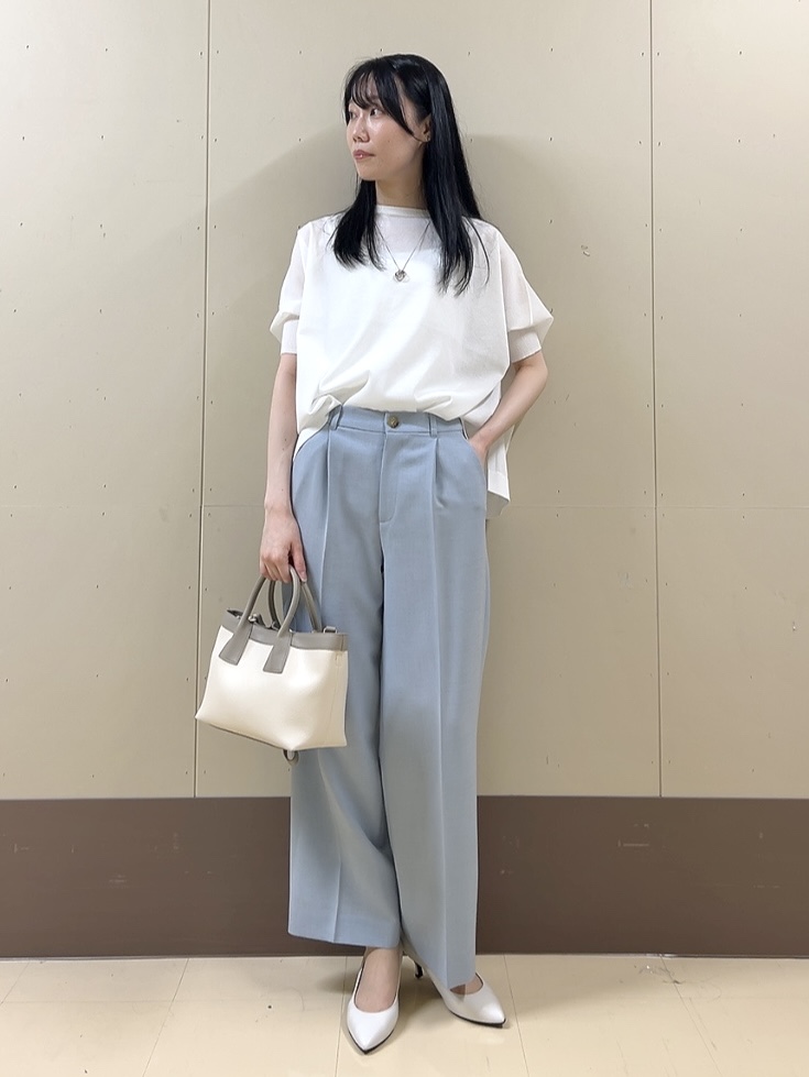 sechiさんの「UNTITLED｜【アンサンブル可/洗える】シアーレーヨンニット」を使ったコーディネート