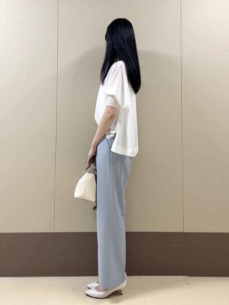 sechiさんの「UNTITLED｜【アンサンブル可/洗える】シアーレーヨンニット」を使ったコーディネート