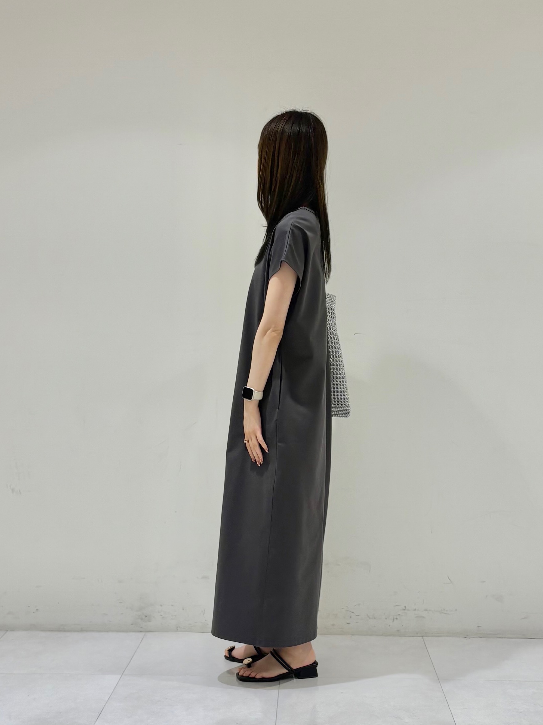 kyokaさんの「UNTITLED｜メタリックメッシュフラットトート」を使ったコーディネート