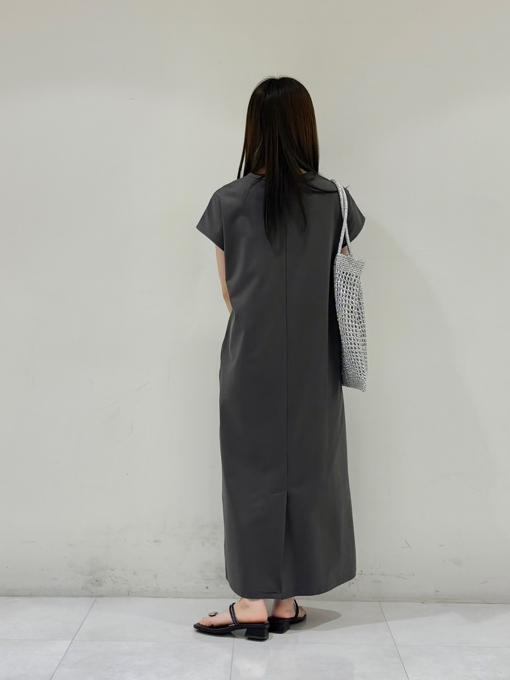 kyokaさんの「UNTITLED｜メタリックメッシュフラットトート」を使ったコーディネート