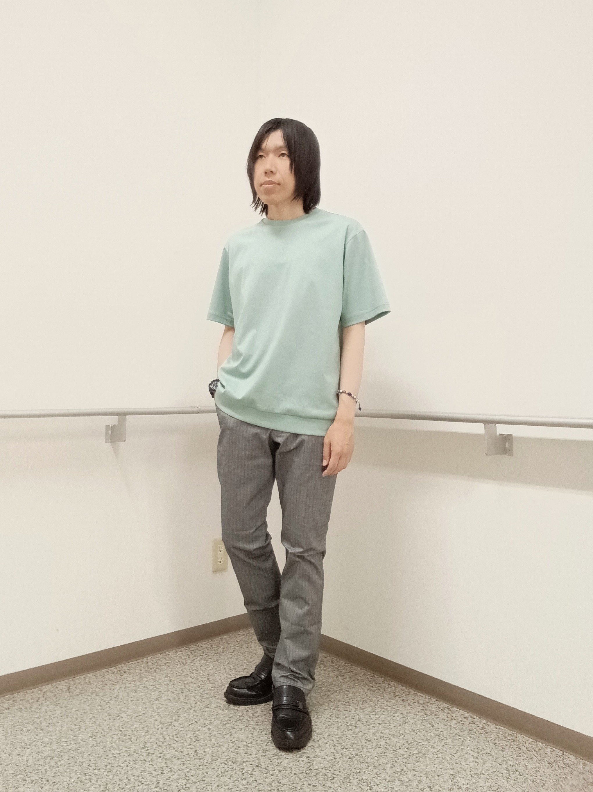 moritaさんの「TAKEO KIKUCHI｜JFP DotAir（R）リゾートプリント半袖シャツ」を使ったコーディネート