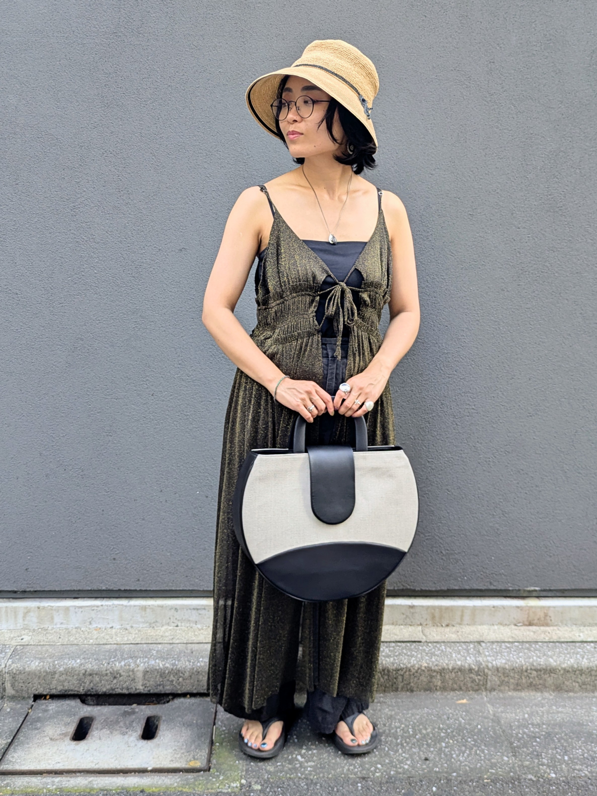 MTさんの「HIROKO HAYASHI｜【WEB・銀座店・松屋店限定】RONDINE（ロンディネ）ハンドバッグ」を使ったコーディネート