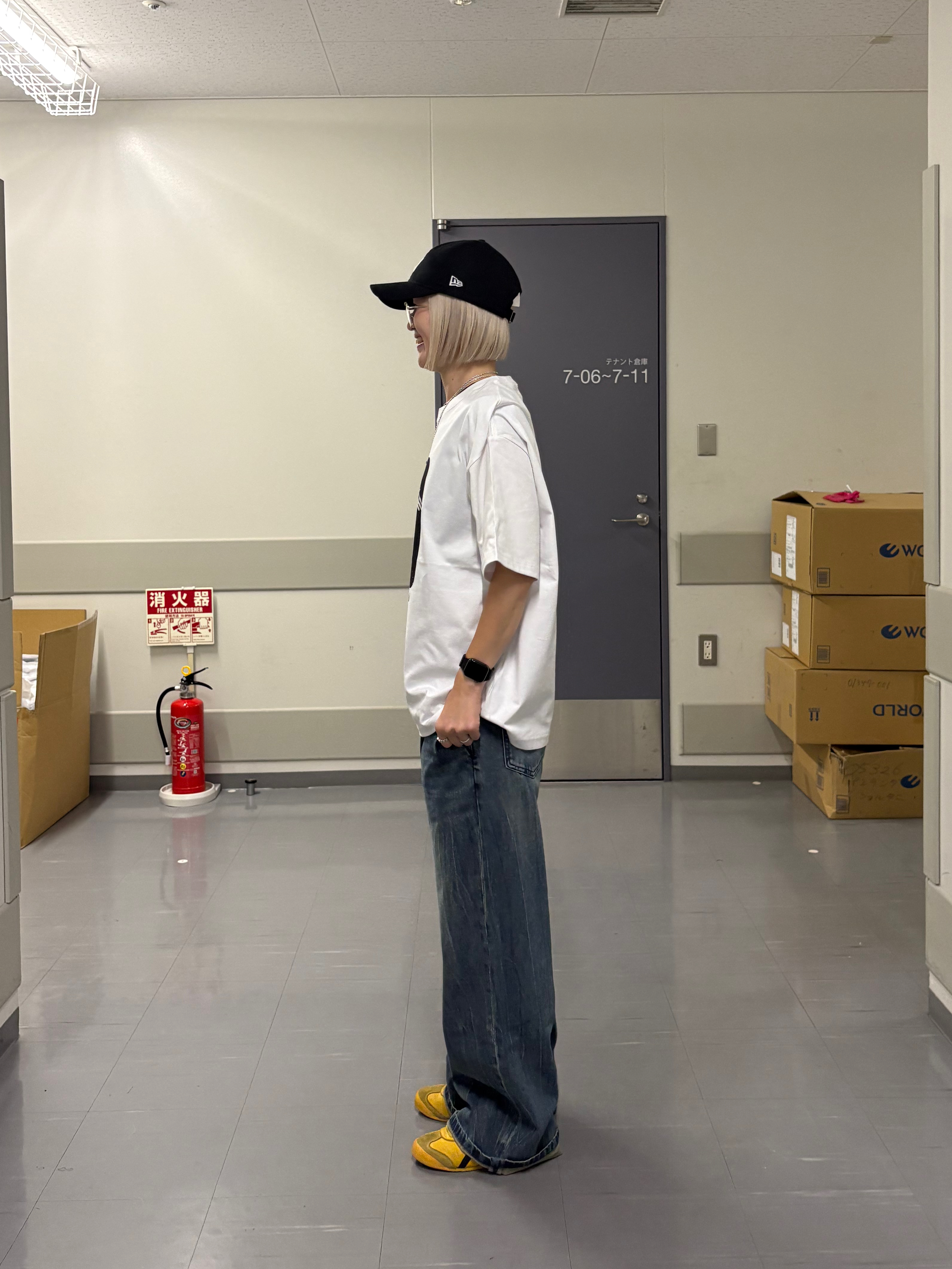 HAMAMIYUさんの「tk.TAKEO KIKUCHI｜ワイドストレートレッグデニム」を使ったコーディネート
