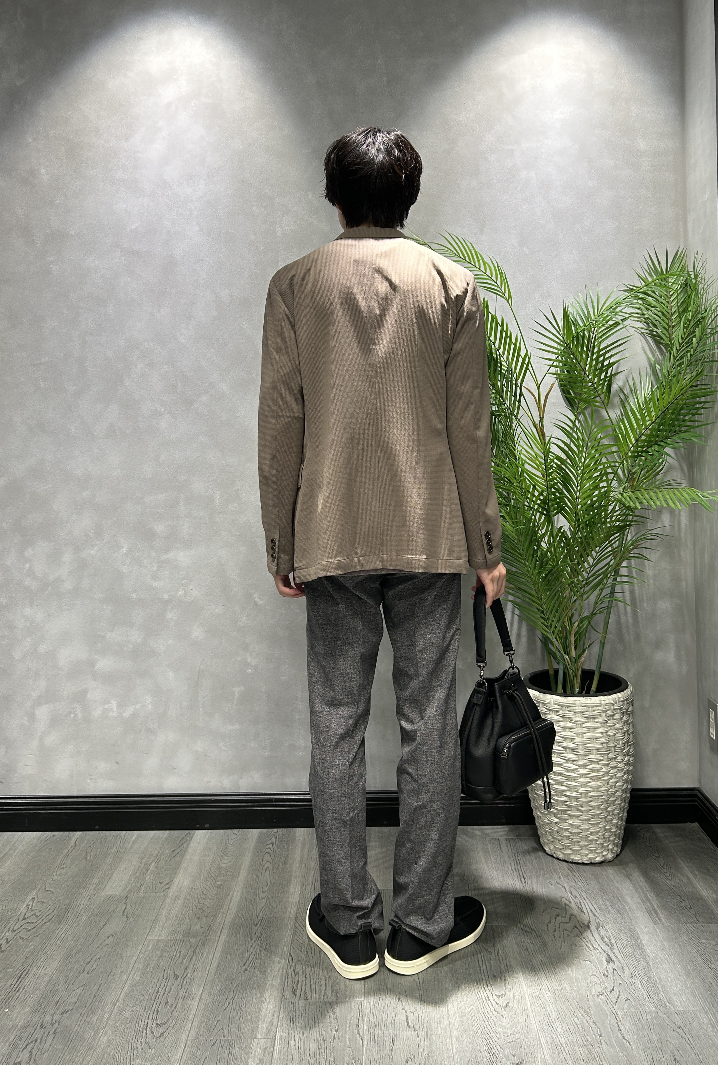ruiさんの「TAKEO KIKUCHI｜【Begin5月号掲載/通気性】トリコットサッカー ジャケット」を使ったコーディネート